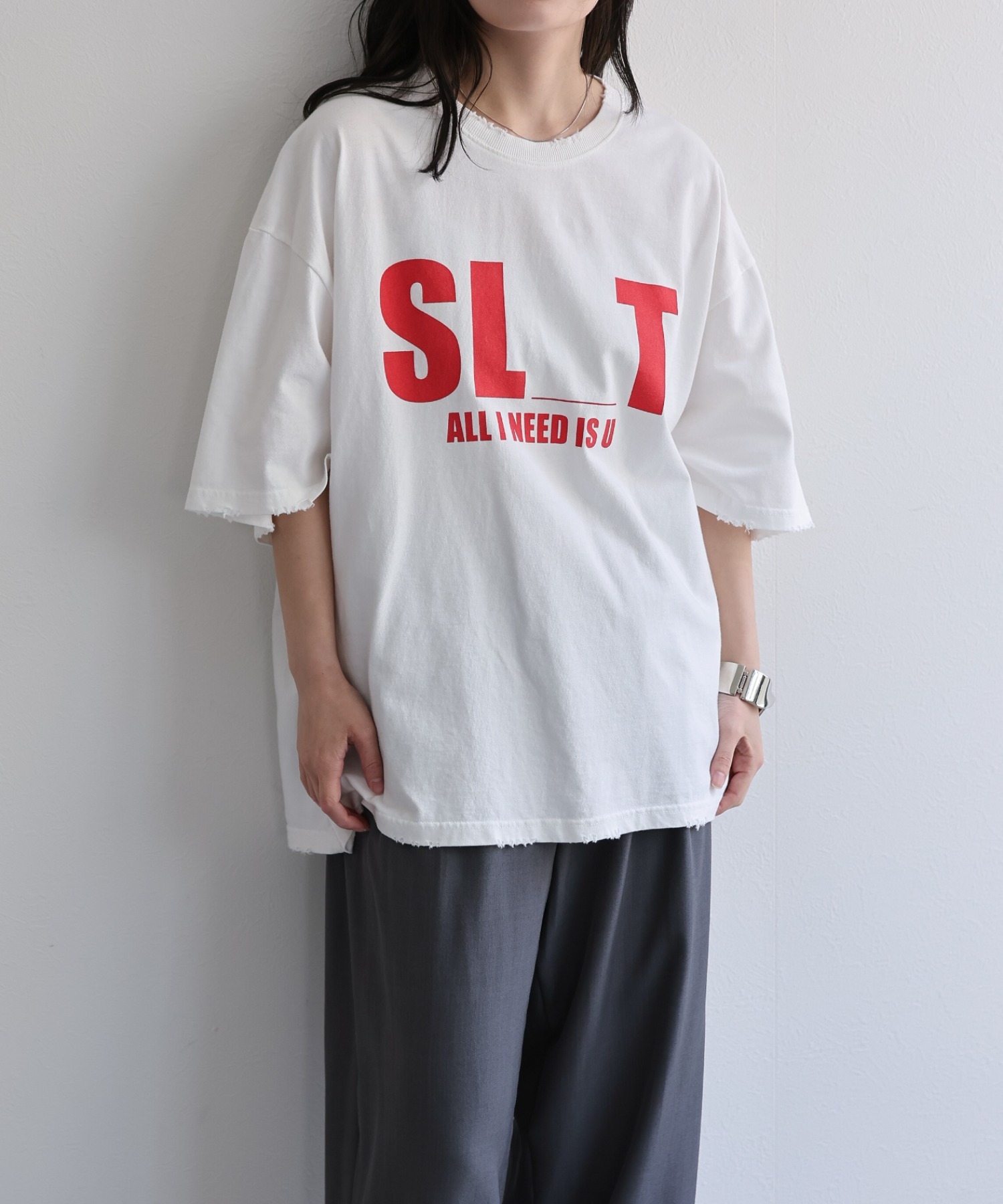 model：156cm 着用サイズ：FREE