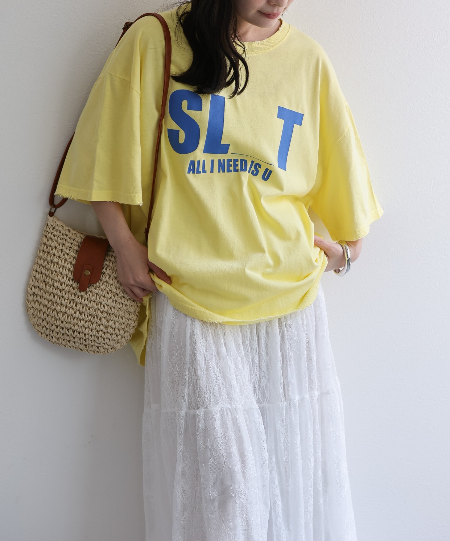 model：156cm 着用サイズ：FREE