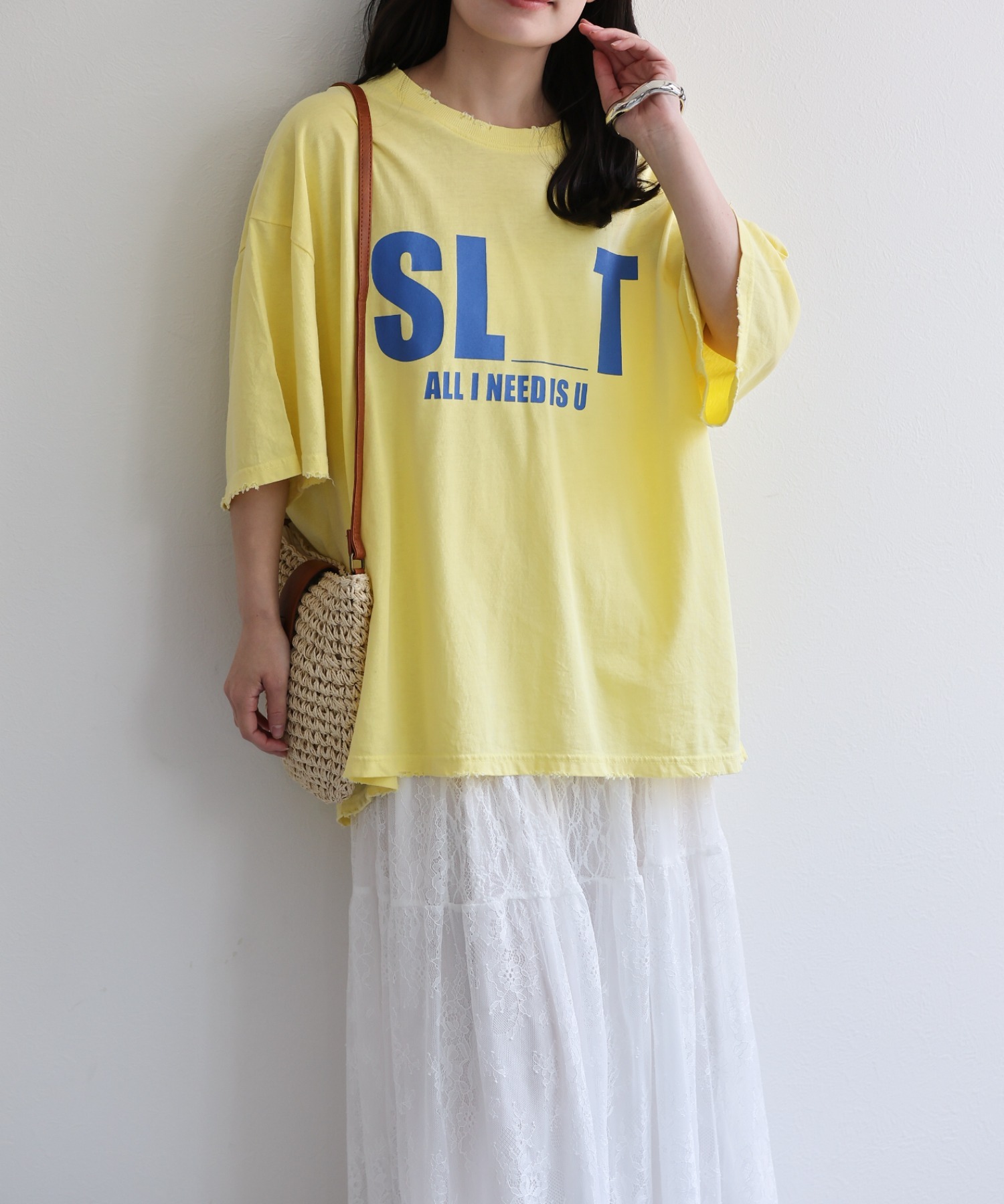 model：156cm 着用サイズ：FREE