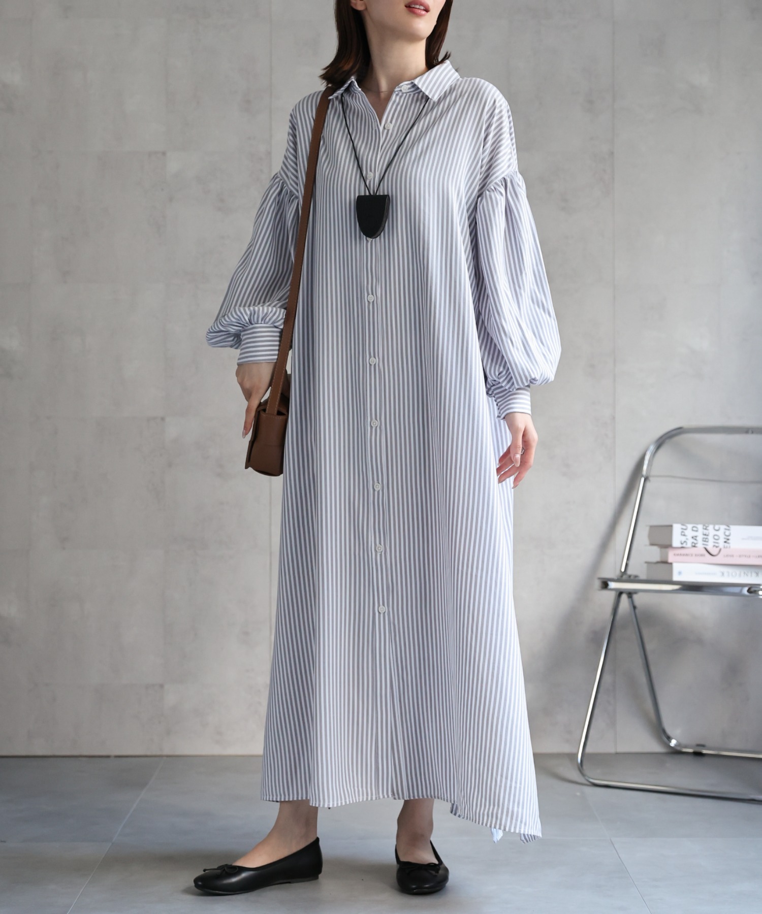 model：162cm 着用サイズ：F