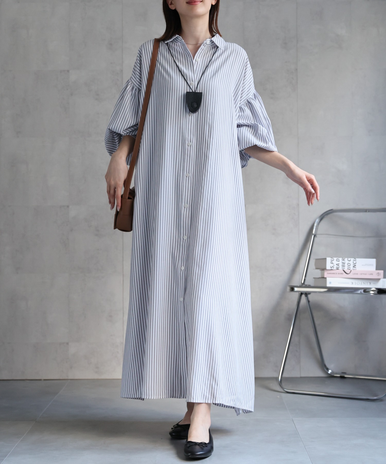 model：162cm 着用サイズ：F