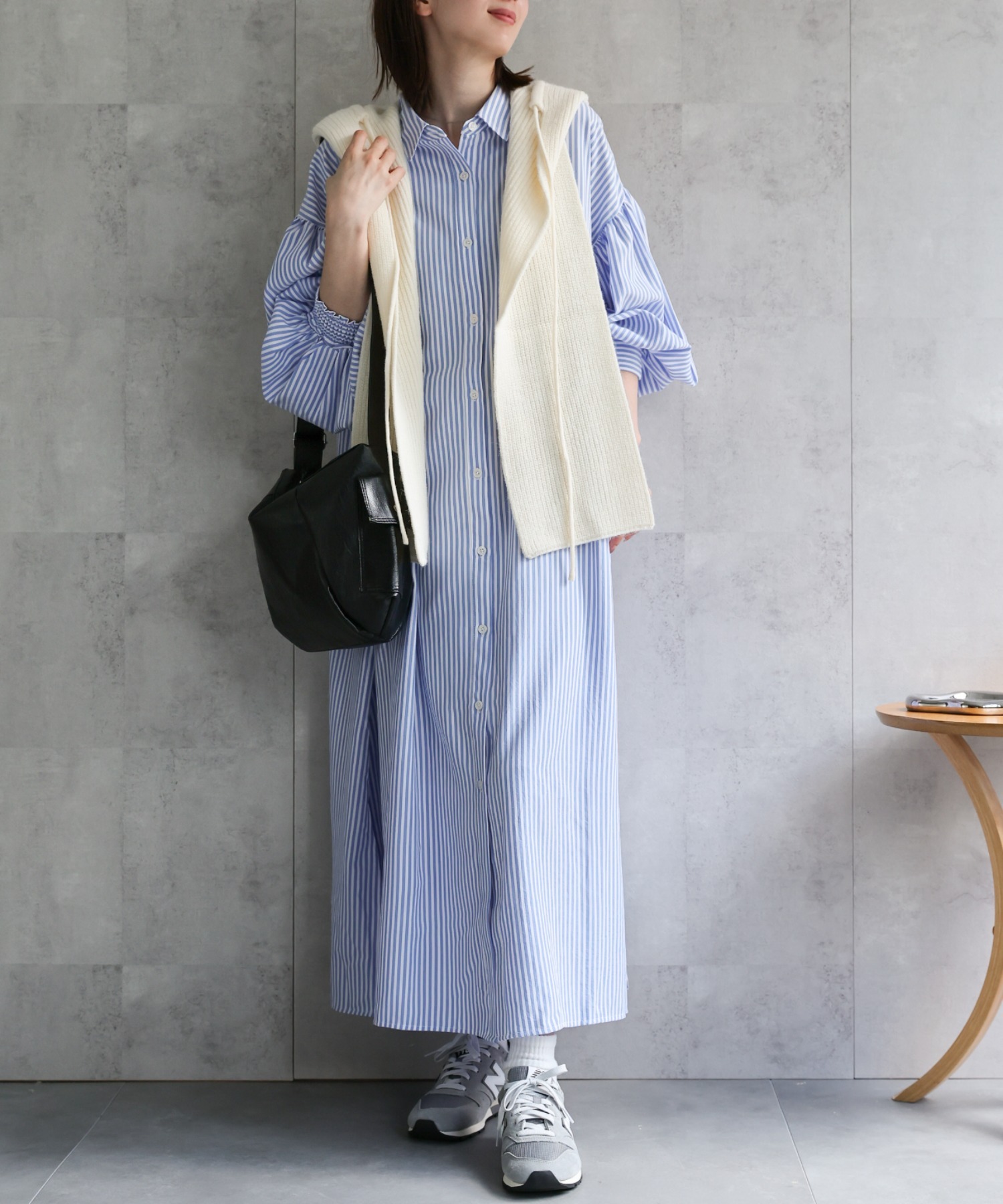 model：162cm 着用サイズ：F