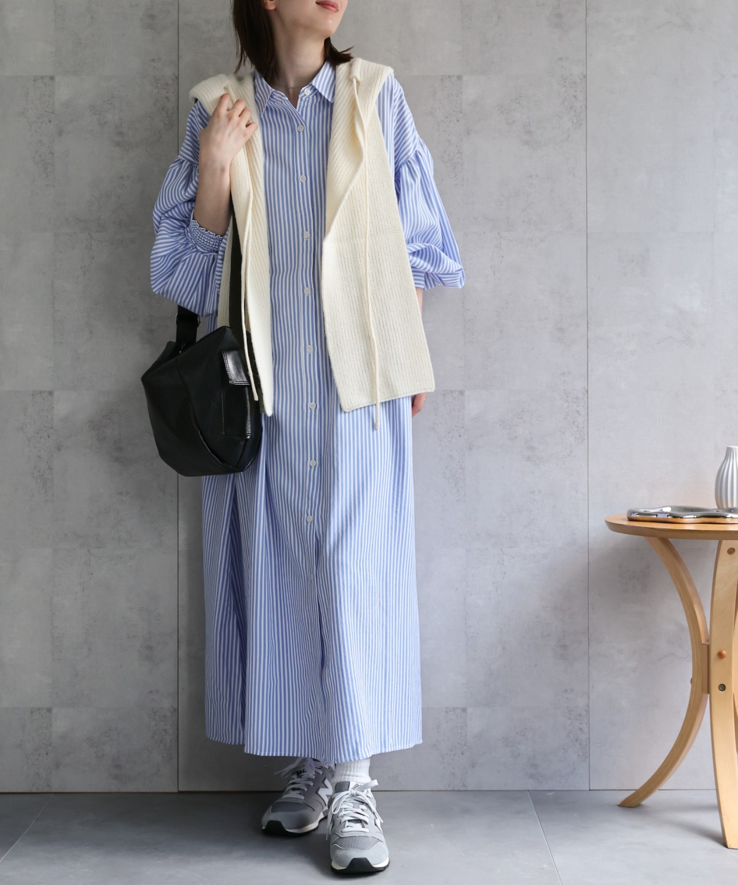 model：162cm 着用サイズ：F
