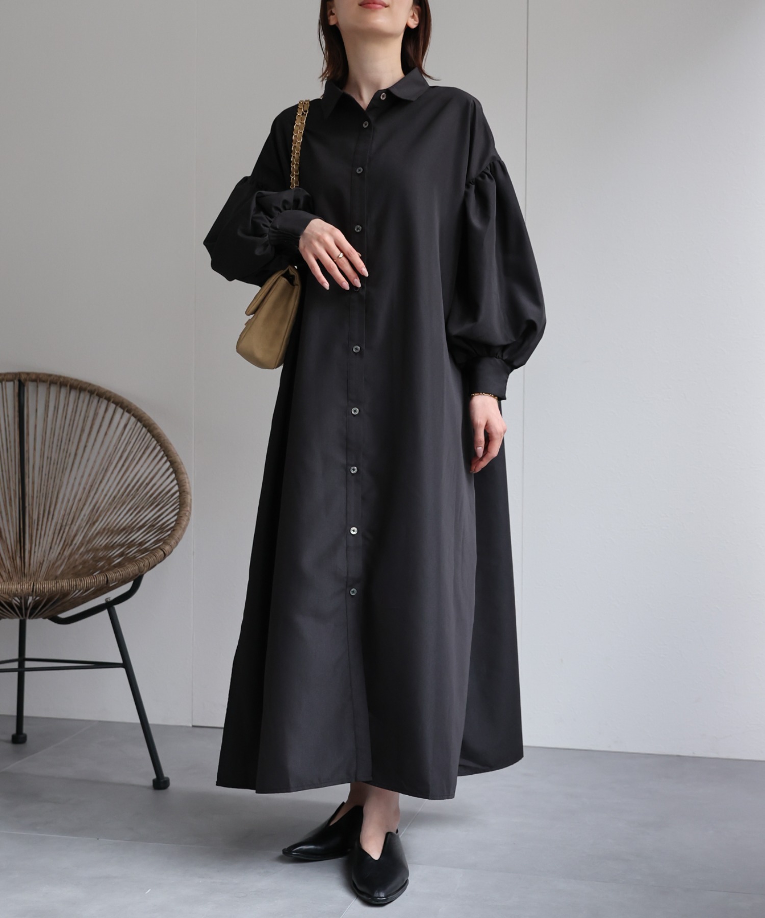 model：162cm 着用サイズ：F