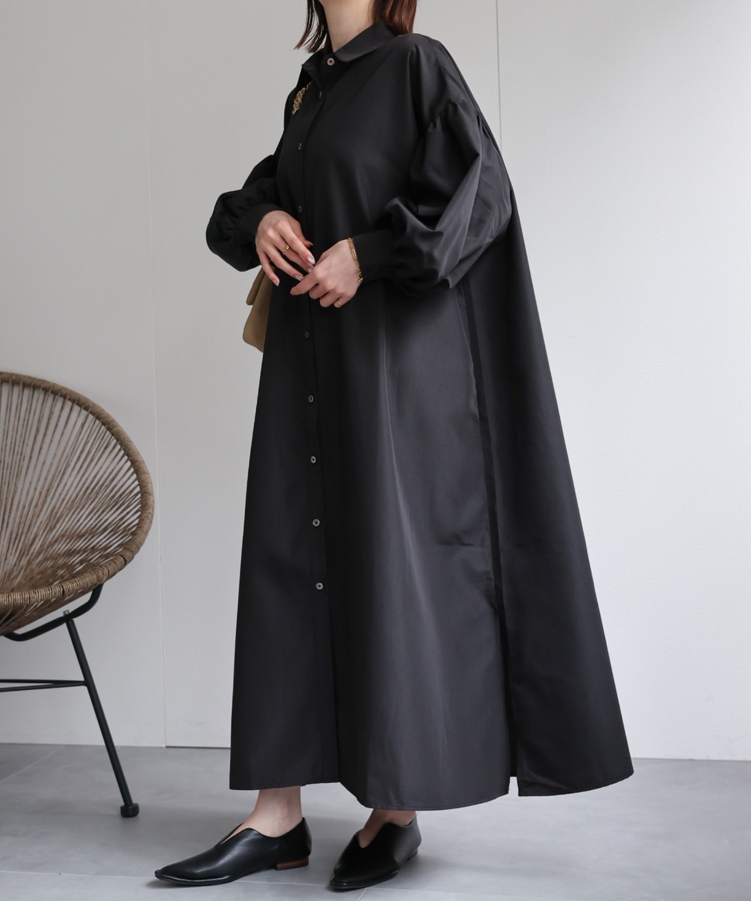 model：162cm 着用サイズ：F