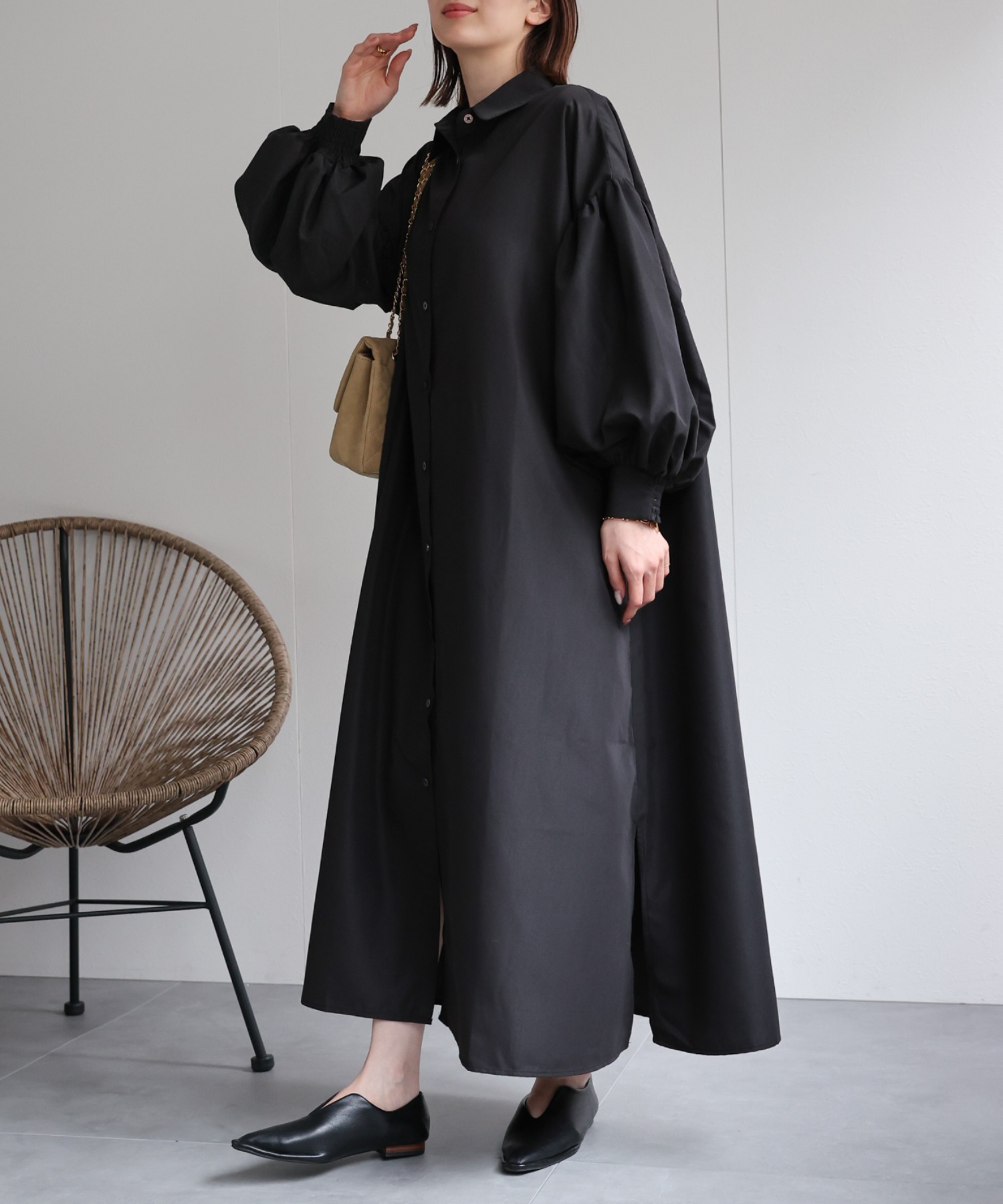 model：162cm 着用サイズ：F