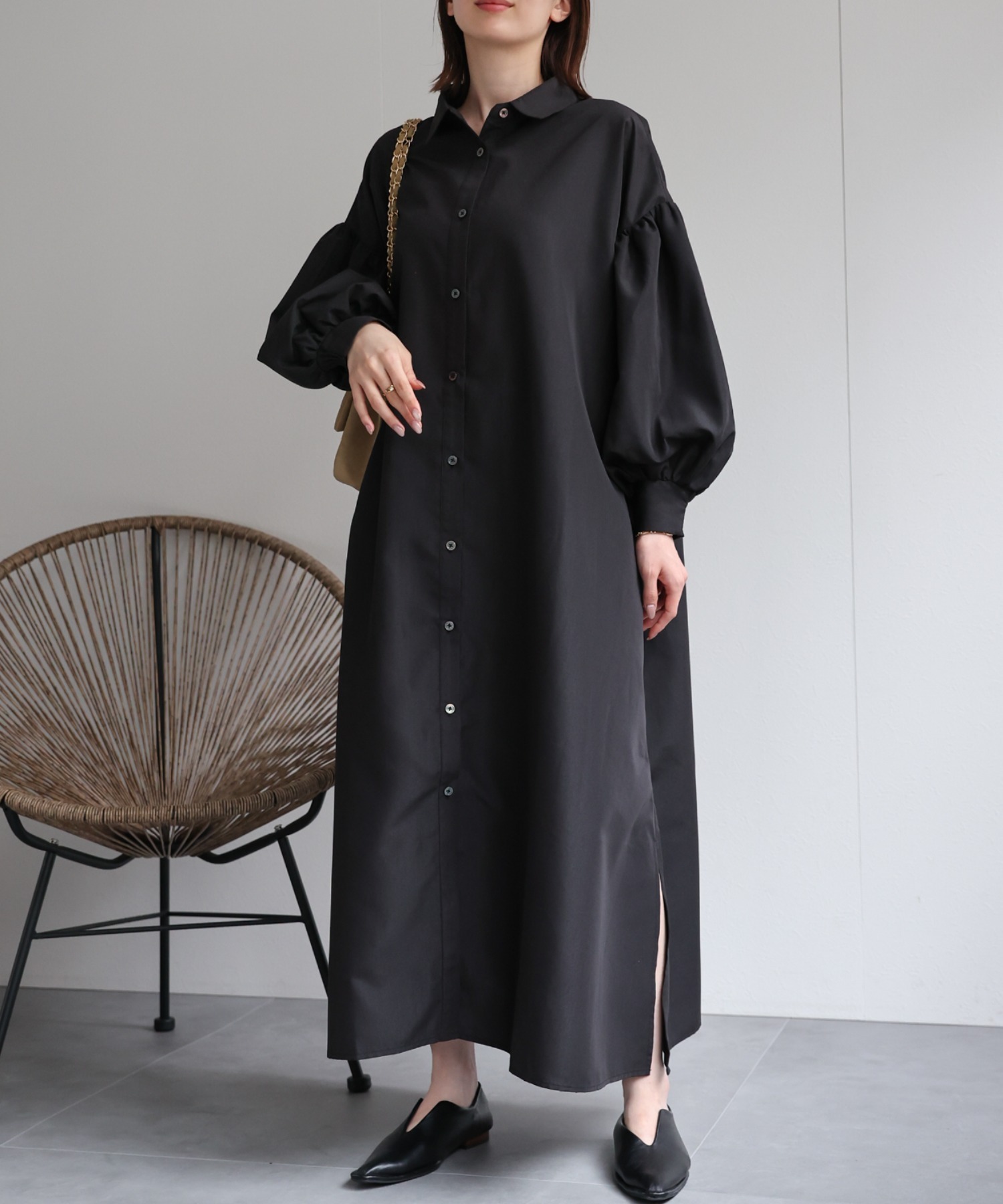 model：162cm 着用サイズ：F