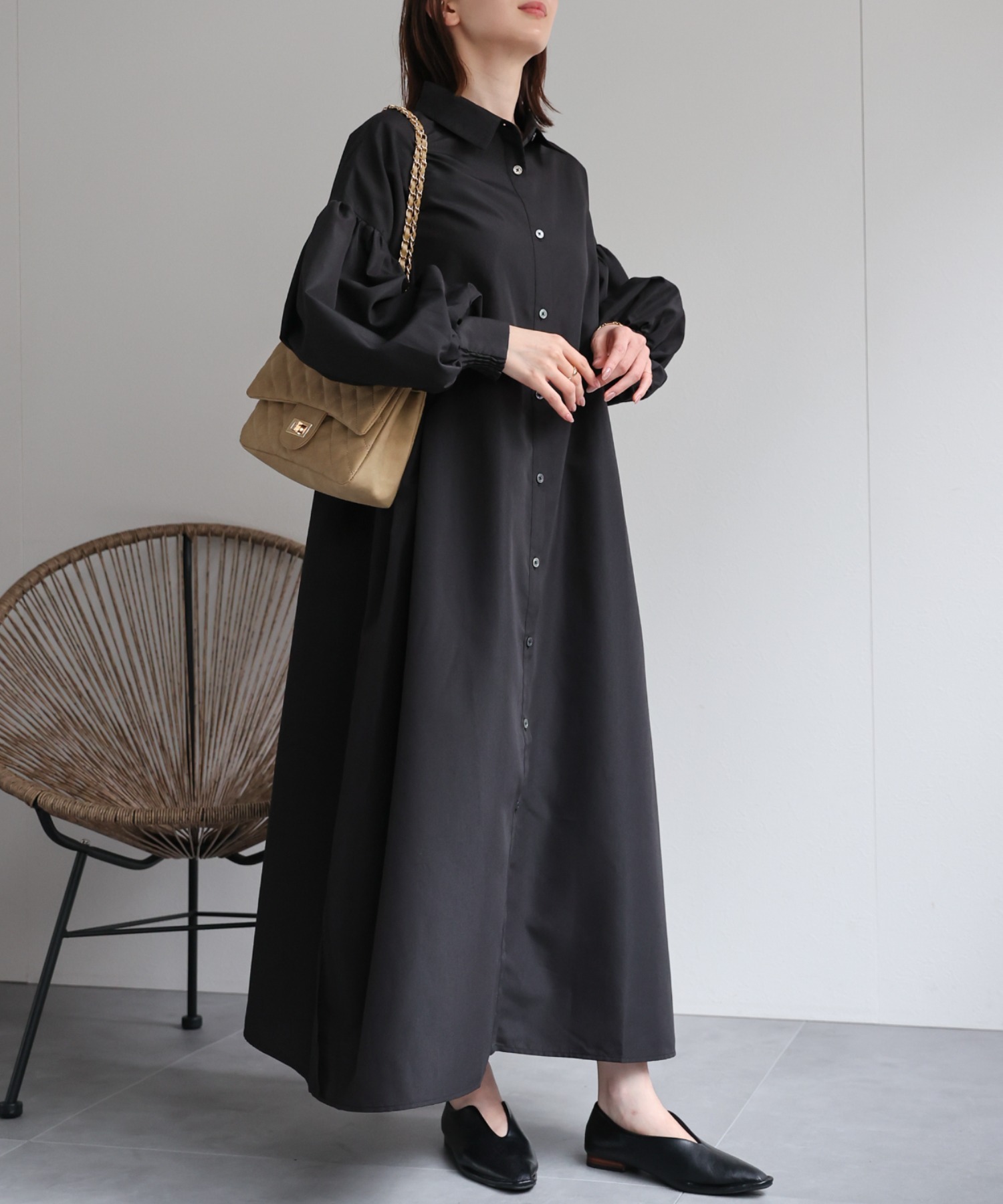 model：162cm 着用サイズ：F