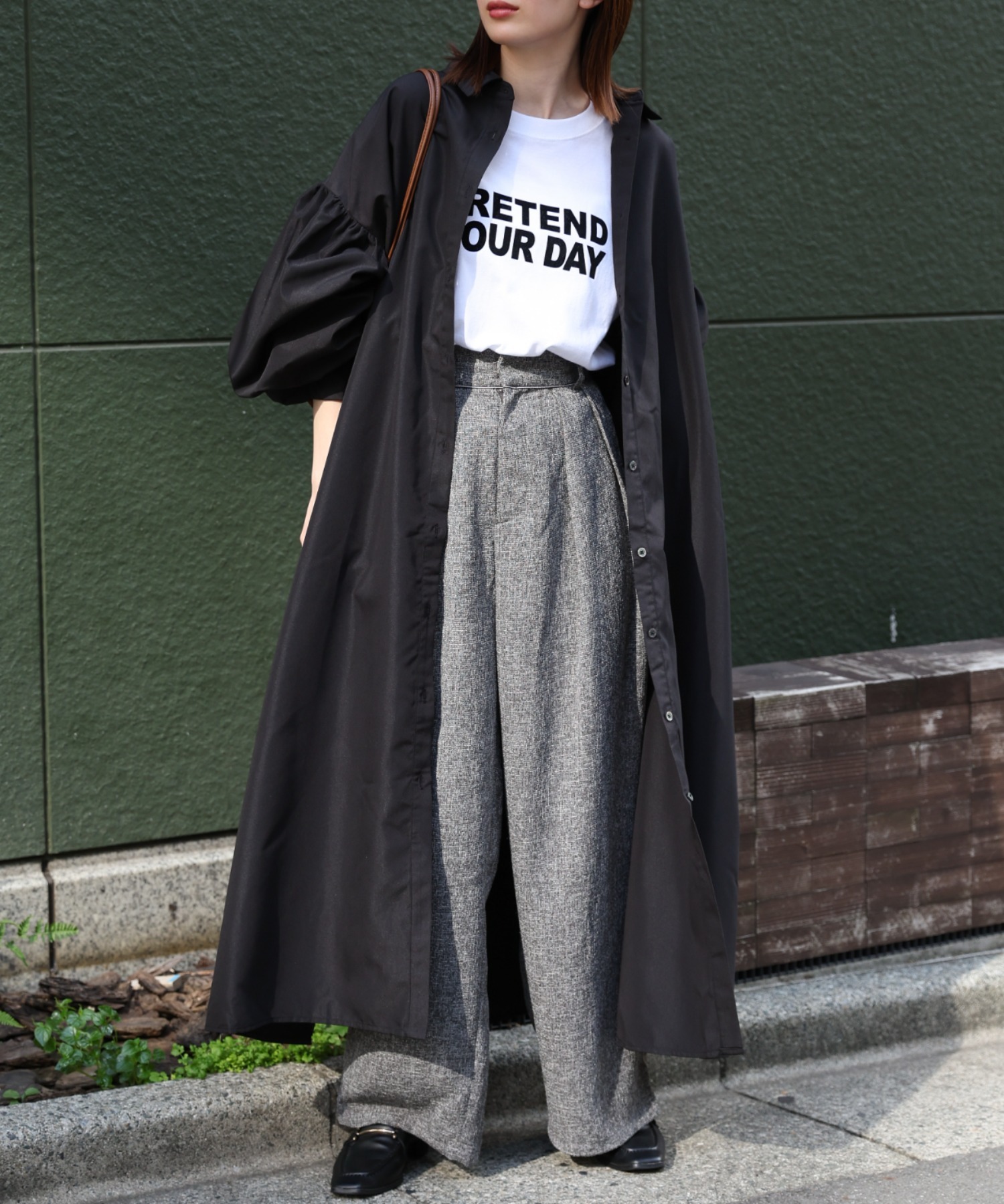 model：162cm 着用サイズ：F