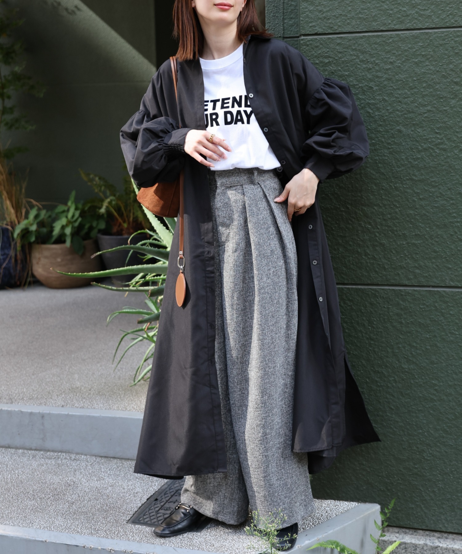 model：162cm 着用サイズ：F