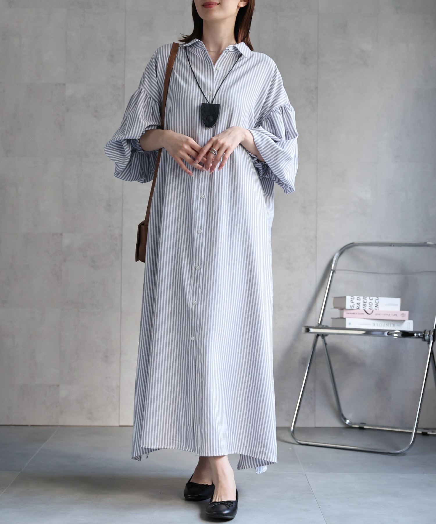 model：162cm 着用サイズ：F
