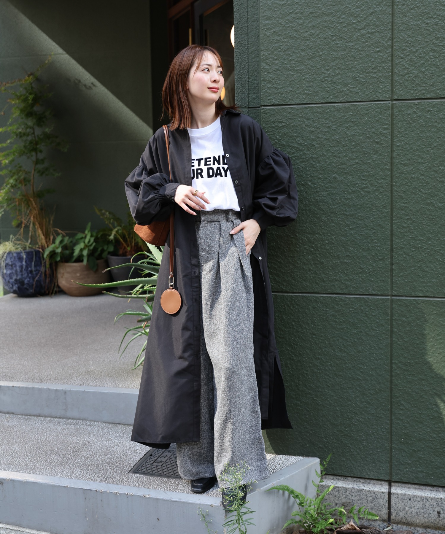 model：162cm 着用サイズ：F