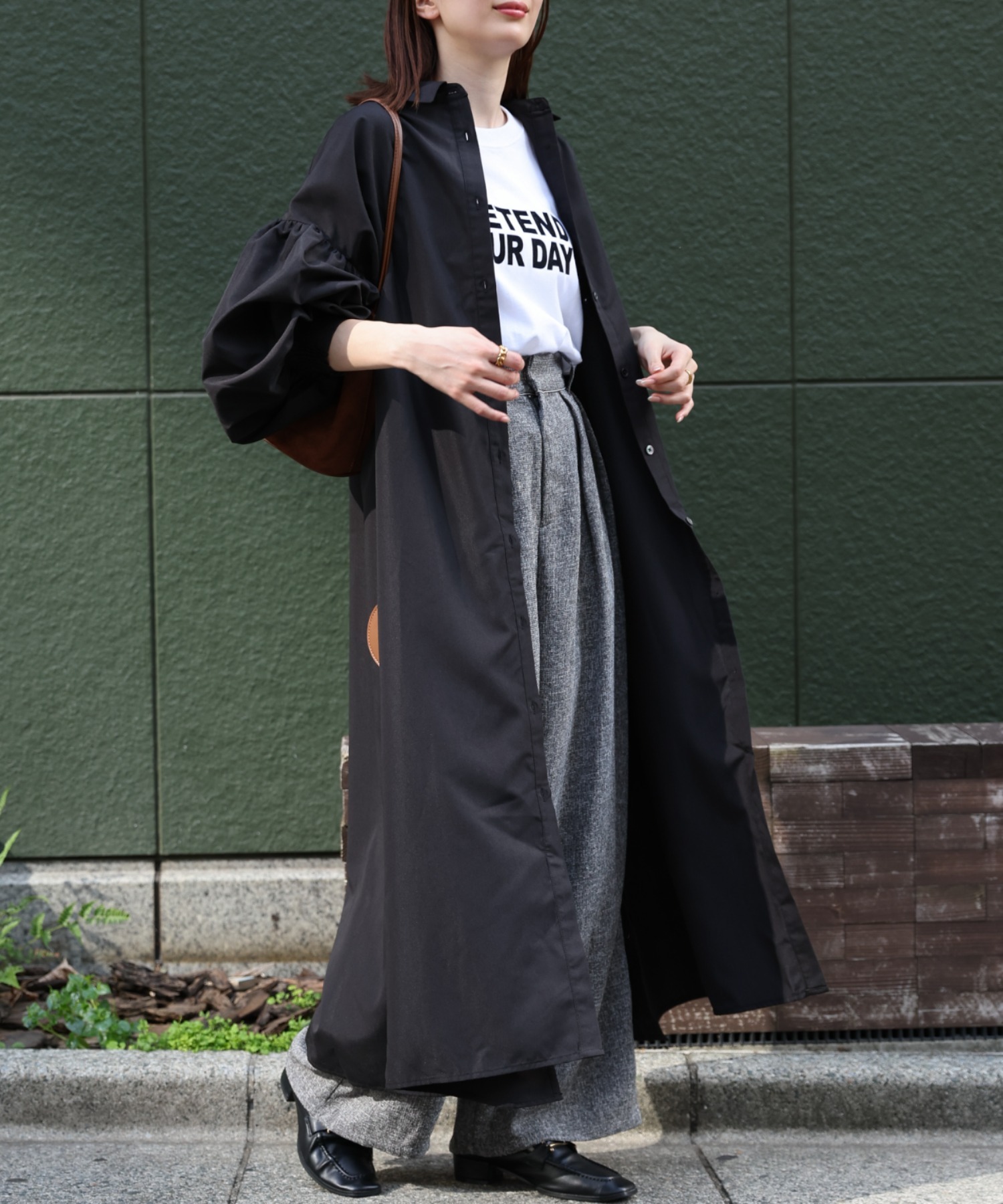 model：162cm 着用サイズ：F