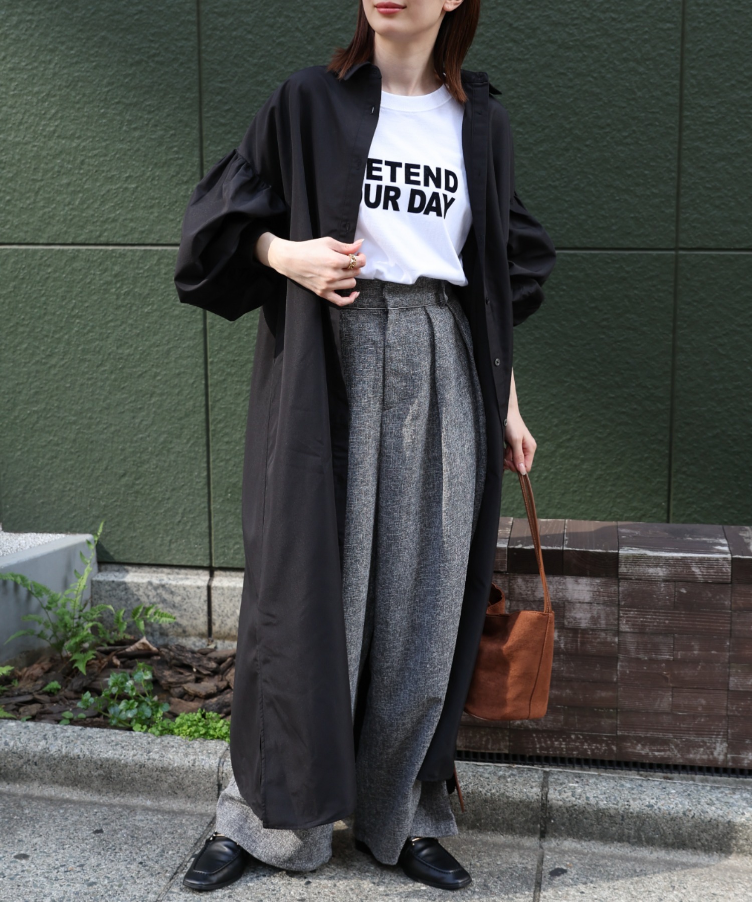 model：162cm 着用サイズ：F