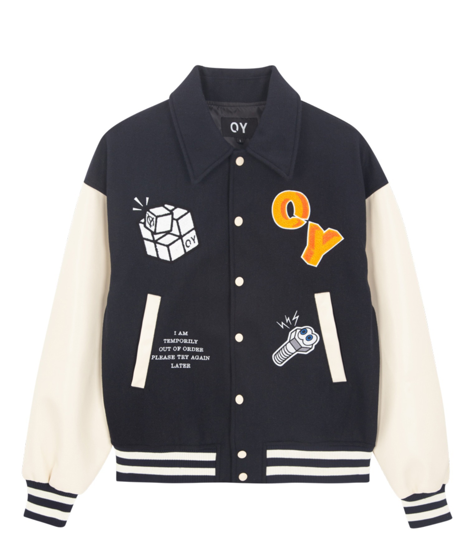 OY/オーワイ』HAMMER BOY VARSITY JACKET/ハンマーボーイ ワッペン