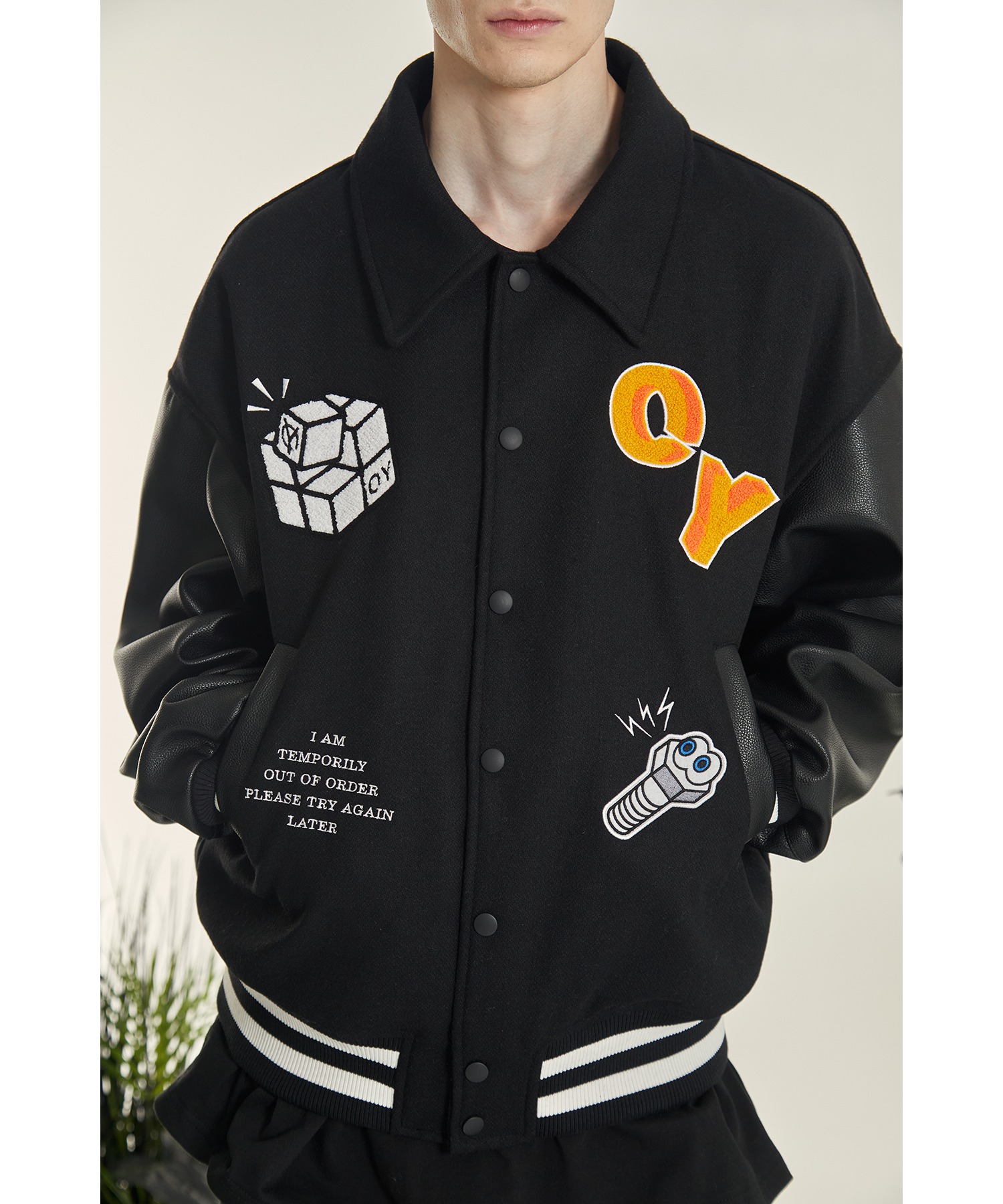 OY/オーワイ』HAMMER BOY VARSITY JACKET/ハンマーボーイ ワッペン