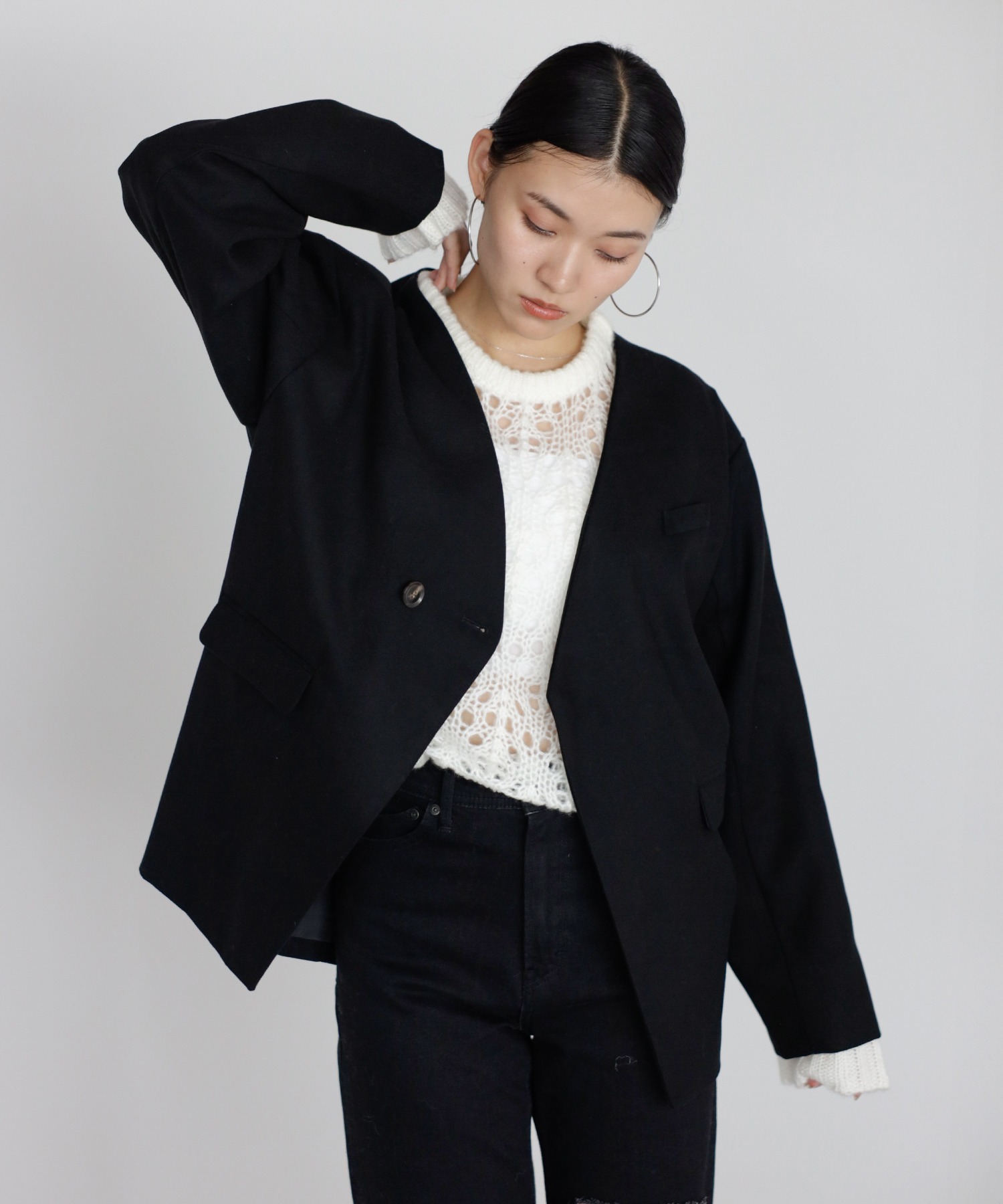model：H167 着用サイズ：FREE