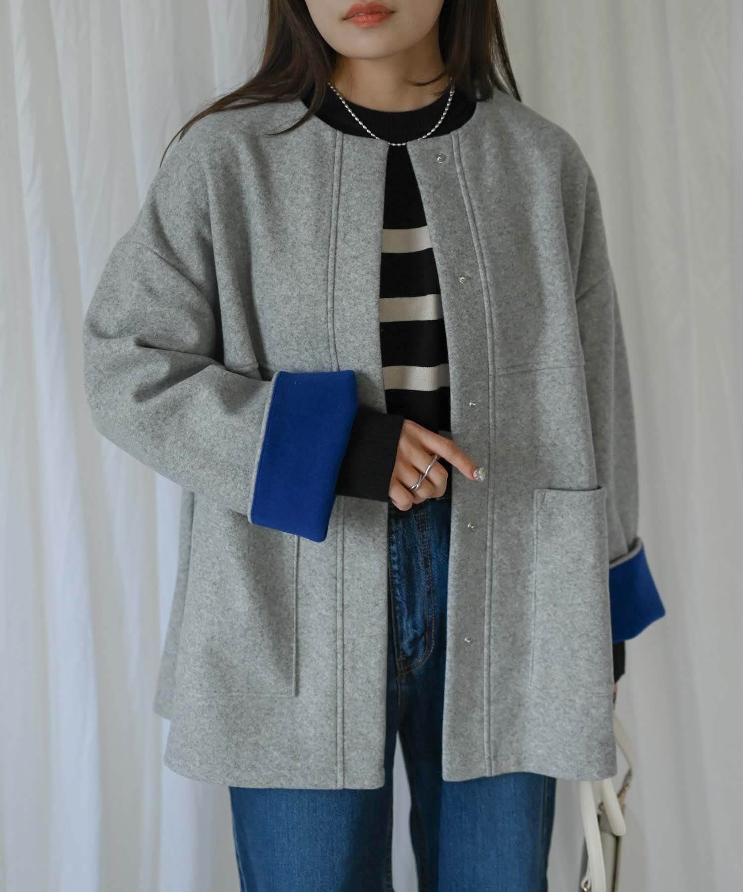 model：H157 着用M