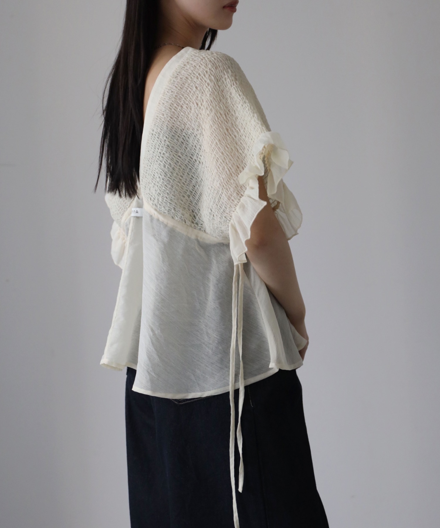 model：164cm, 着用サイズ：FREE