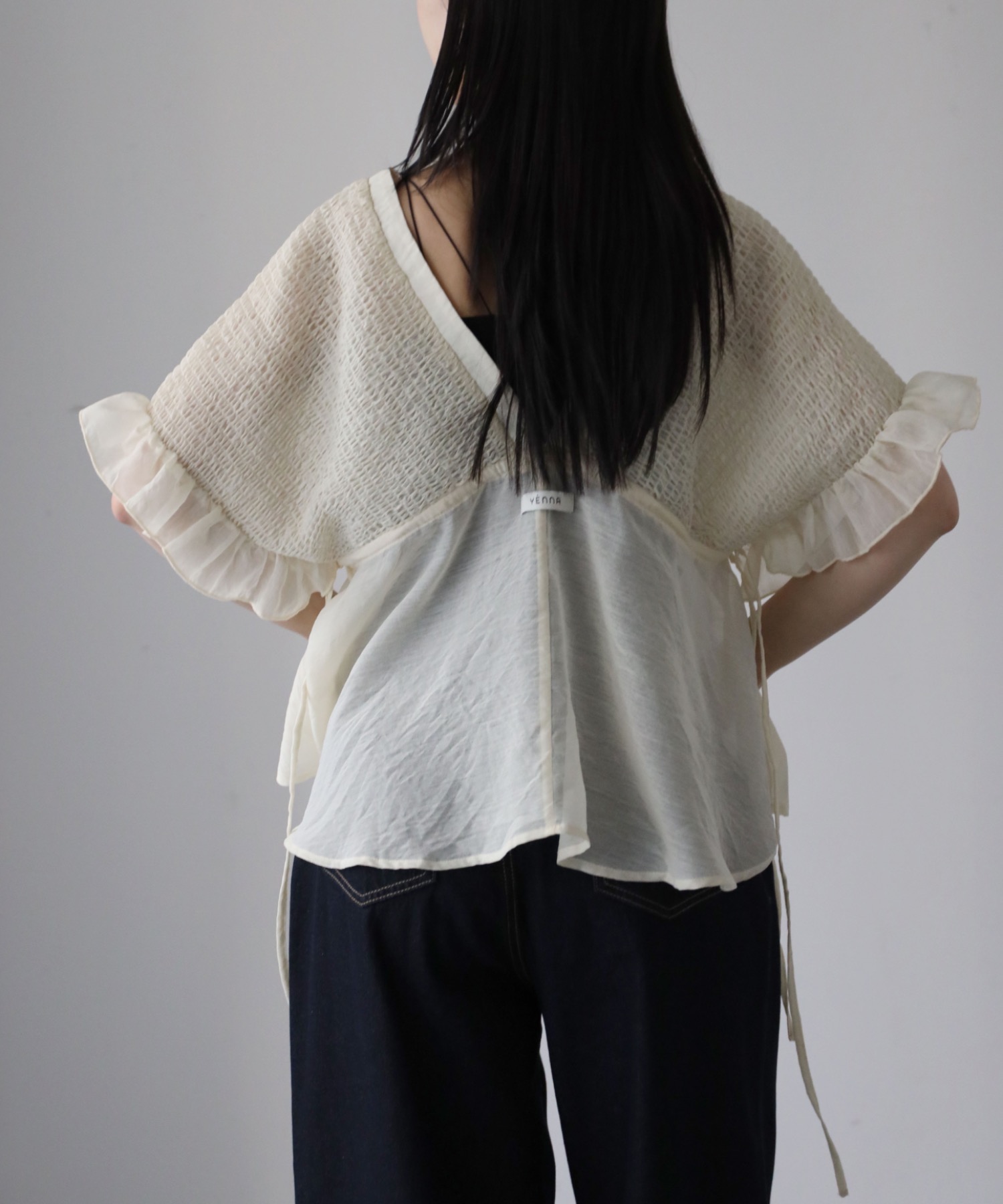 model：164cm, 着用サイズ：FREE