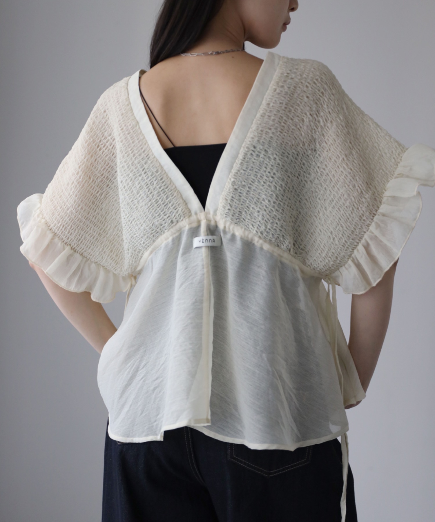 model：164cm, 着用サイズ：FREE