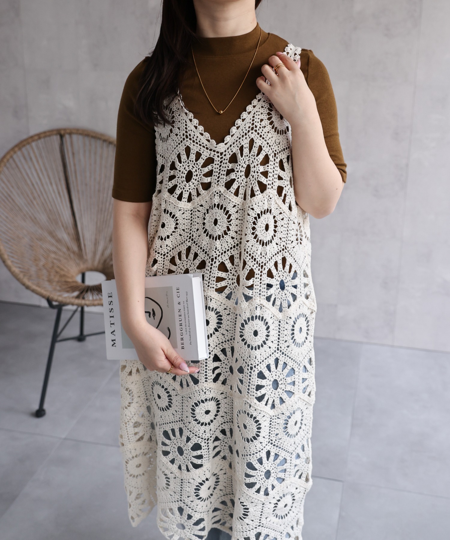 model：158cm 着用サイズ：FREE