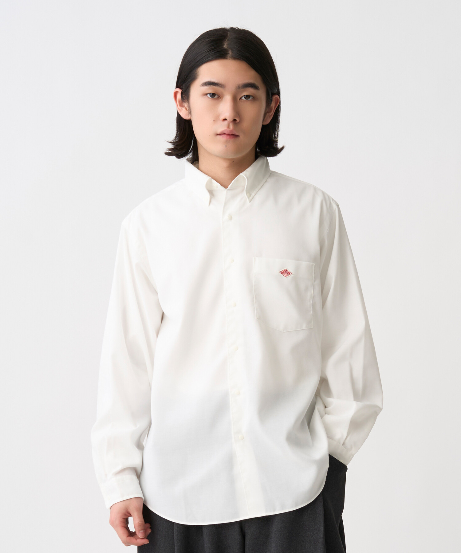 Men's Oxford Button‑Down Shirt — мужская оксфордовая рубашка с пуговицами на воротнике