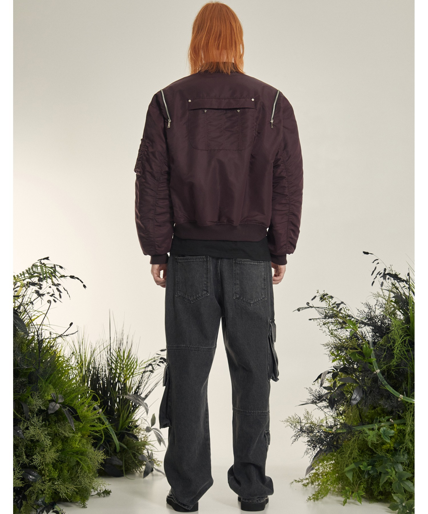 OY/オーワイ』BACK POCKET DOUBLE ZIP BOMBER/バック ポケット ダブル