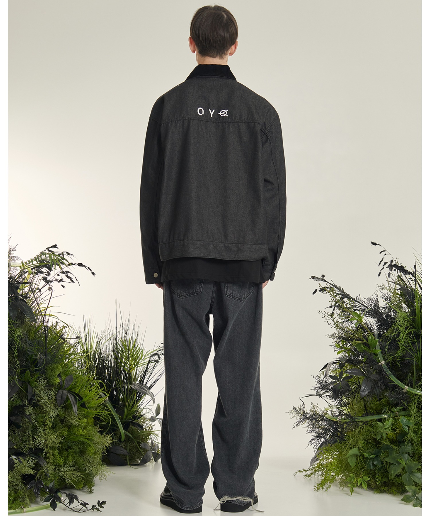 OY/オーワイ』PANEL ZIPPER DENIM TRUCKER JACKET/パネル
