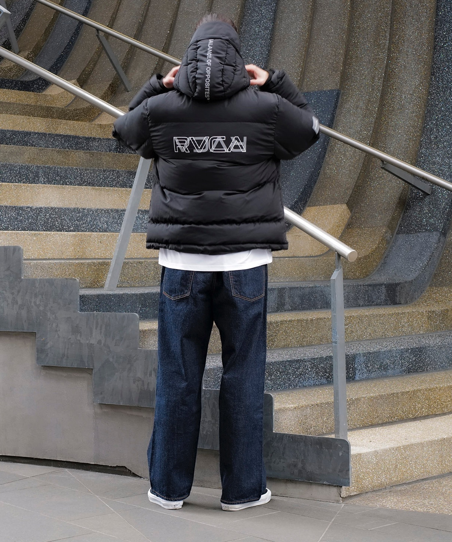 RVCA メンズ 【RVCAxAZUL BY MOUSSY】 RVCA X AZUL PUFFER JACKET