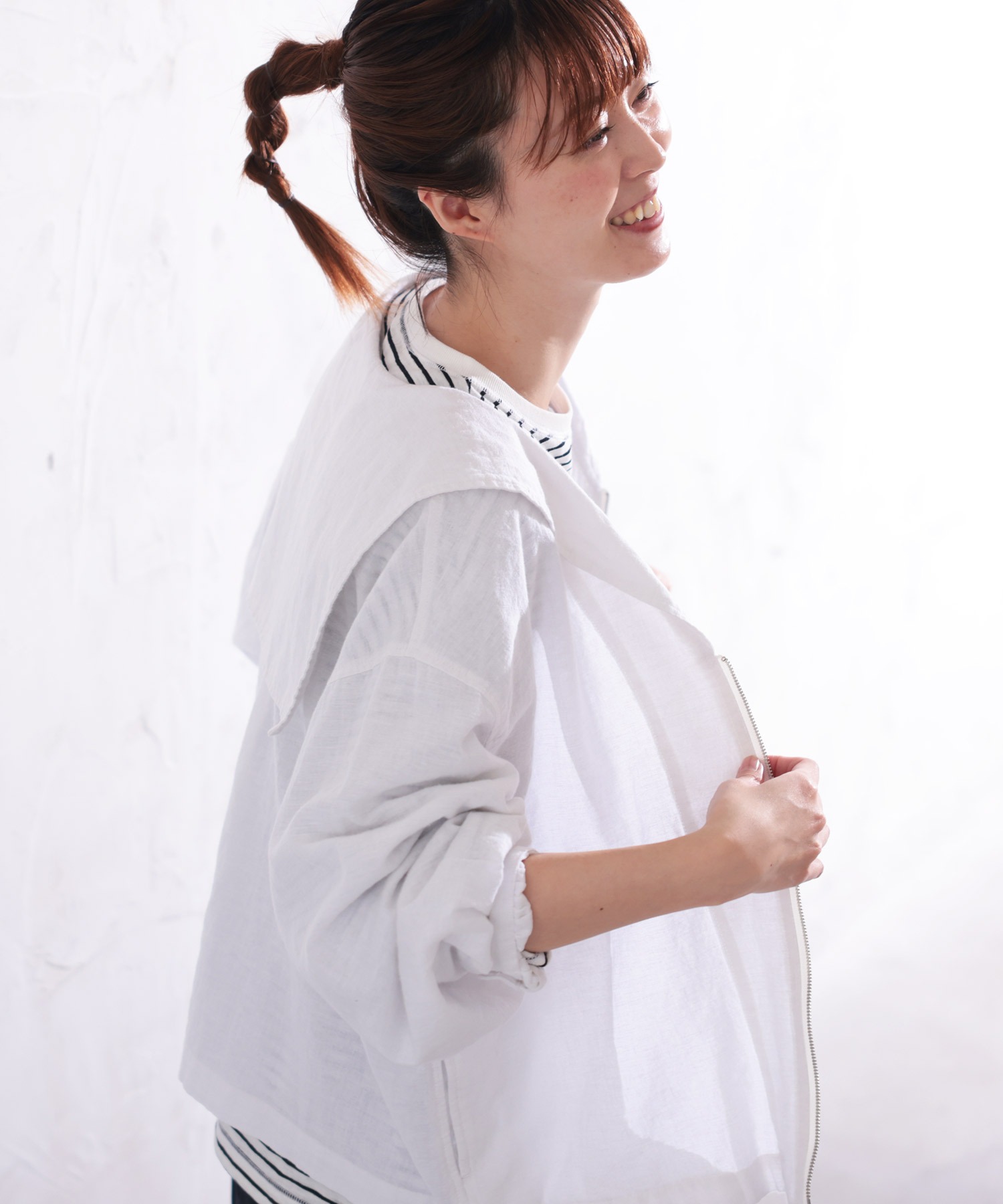 セーラー襟の羽織り