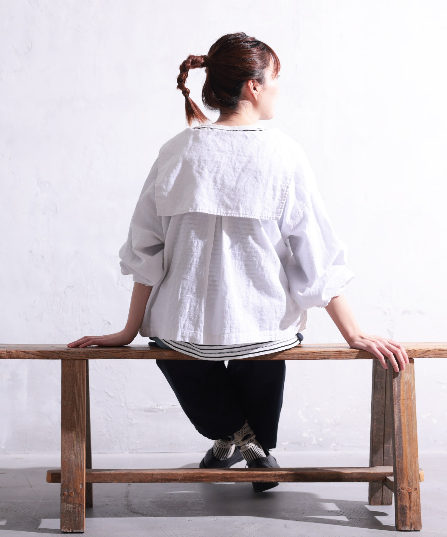 セーラー襟の羽織り