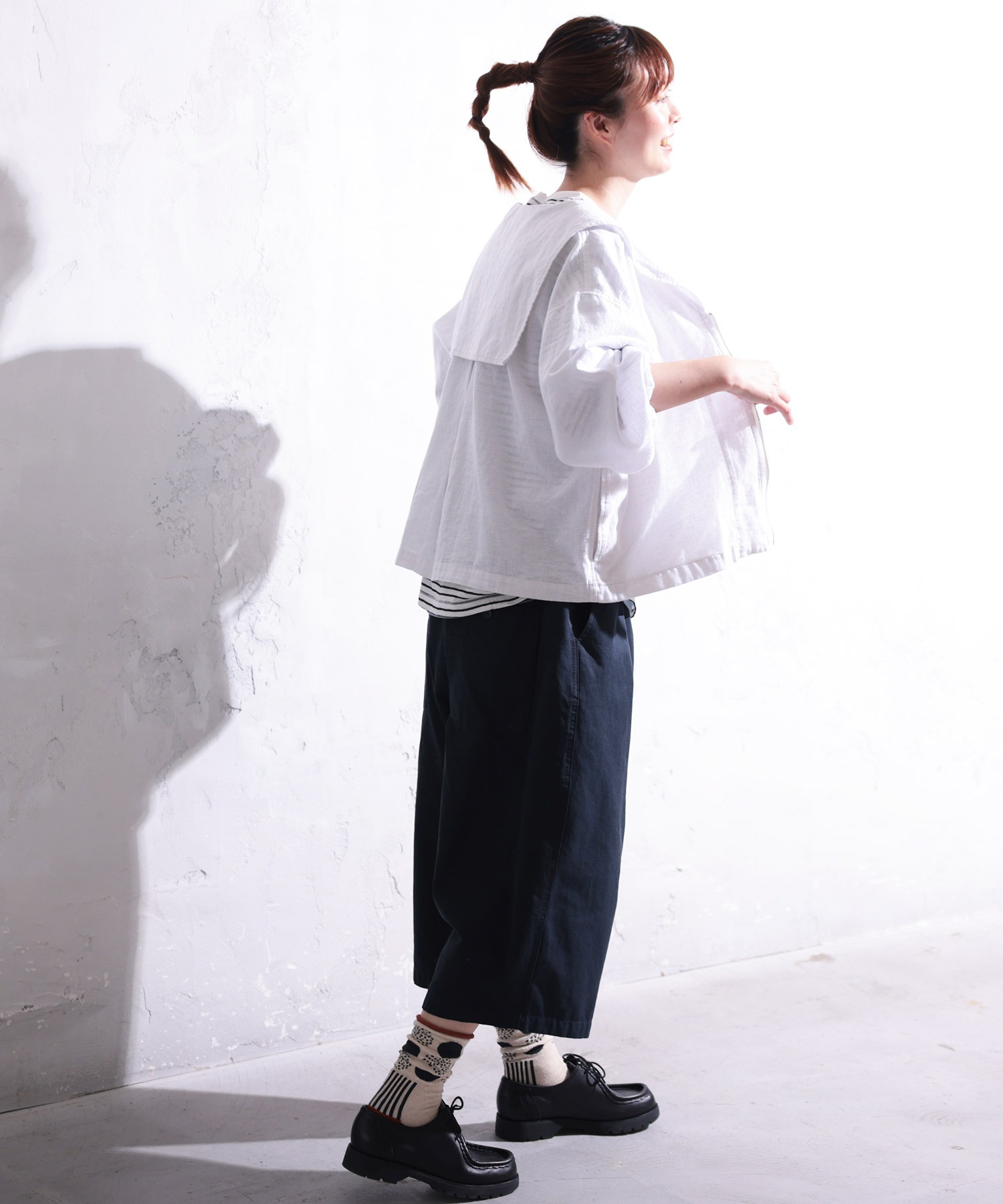 セーラー襟の羽織り