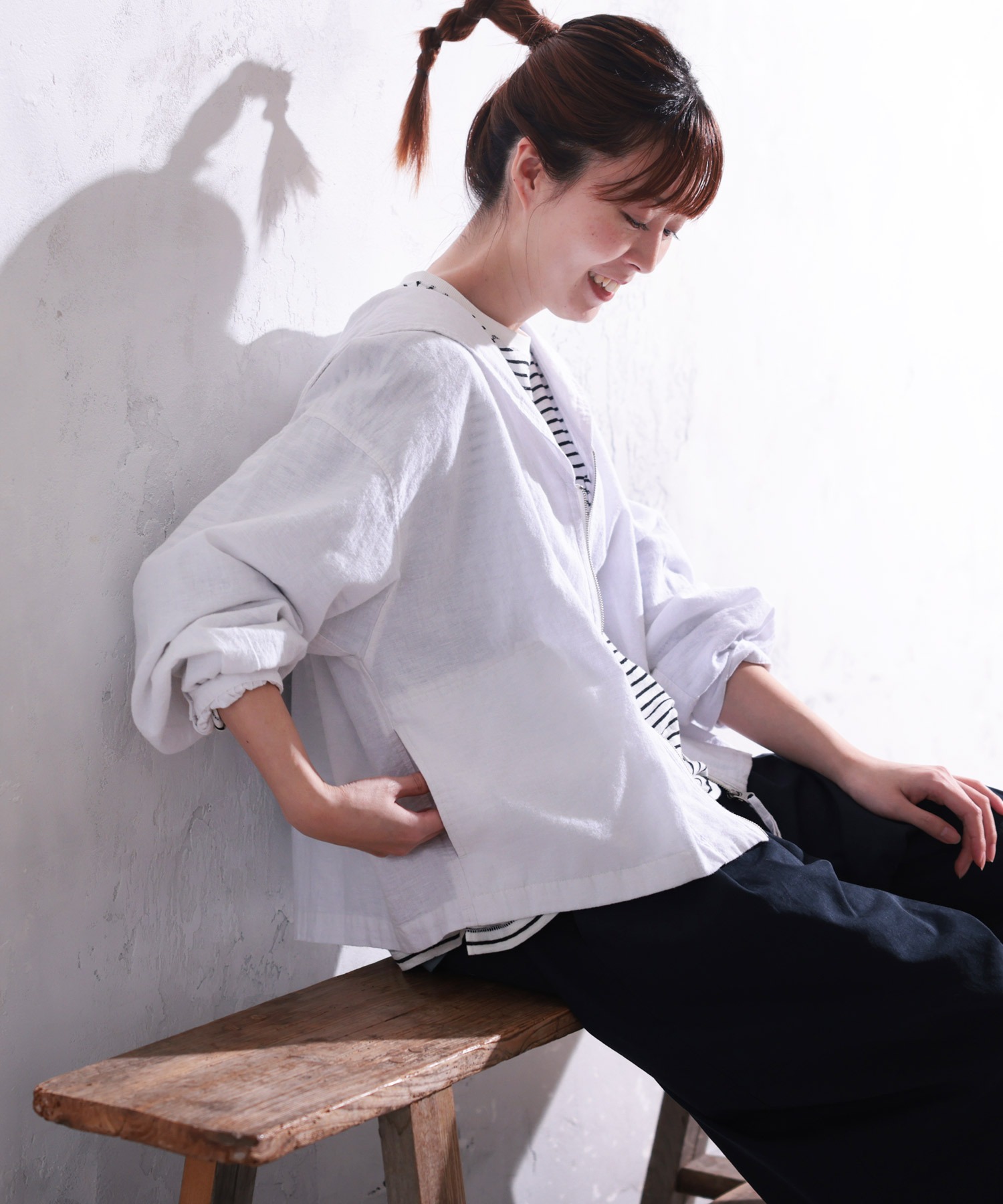 セーラー襟の羽織り