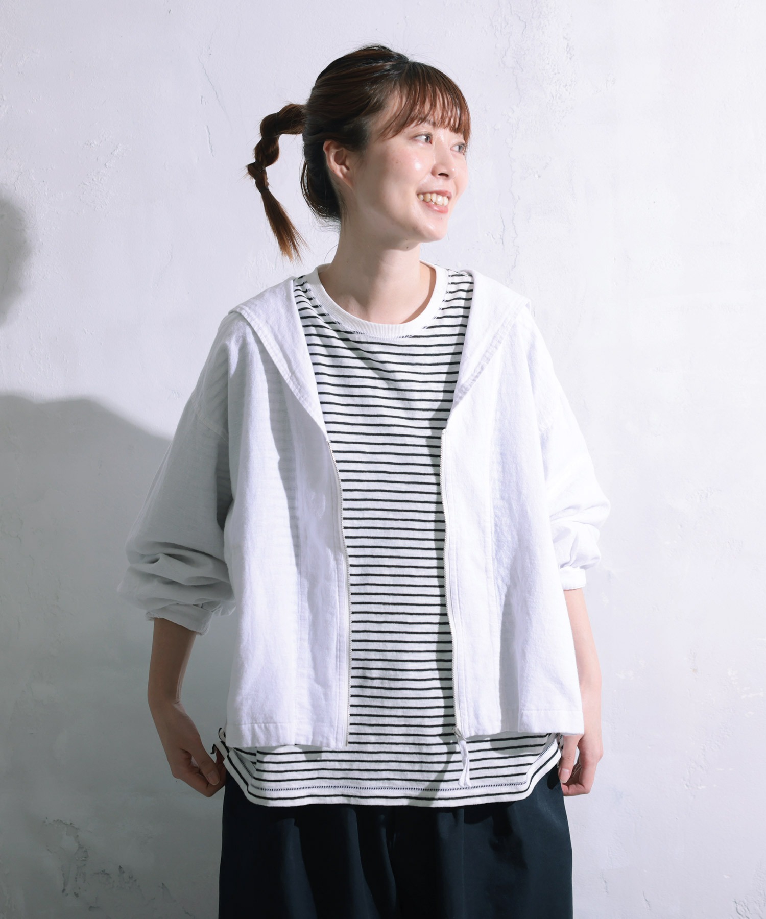 セーラー襟の羽織り