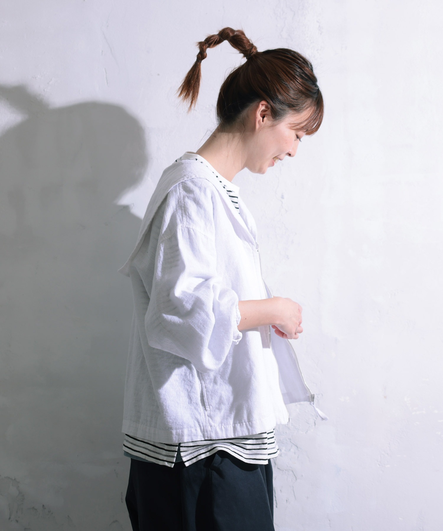 セーラー襟の羽織り