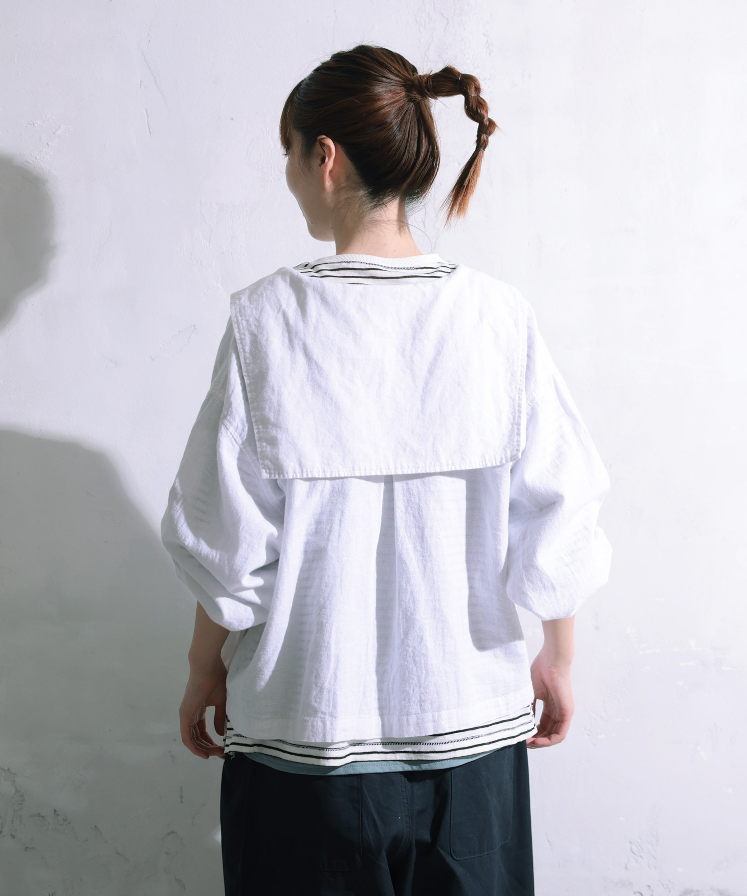 セーラー襟の羽織り