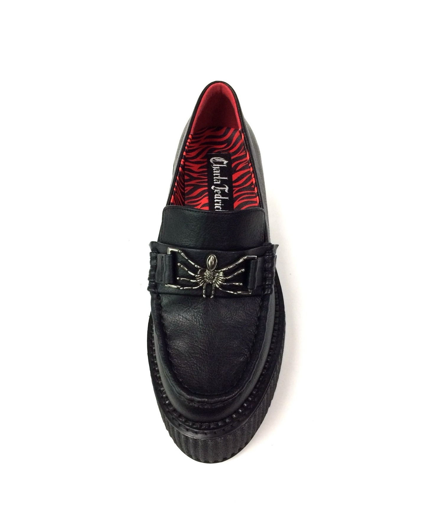 スパイダーモチーフ 厚底ローファー Charla Tedrick│Jeffrey Campbell