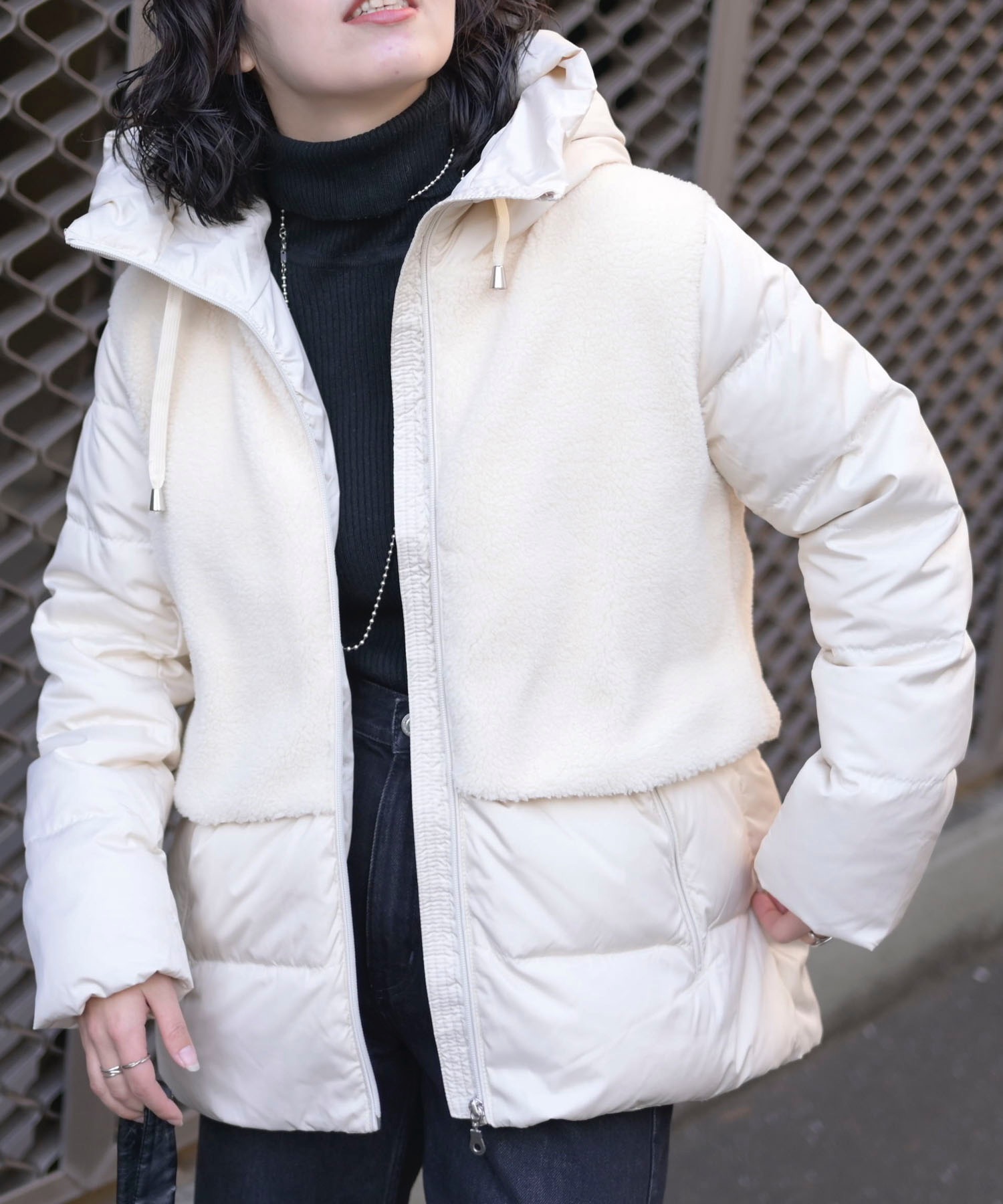 model:H163  着用サイズ：M