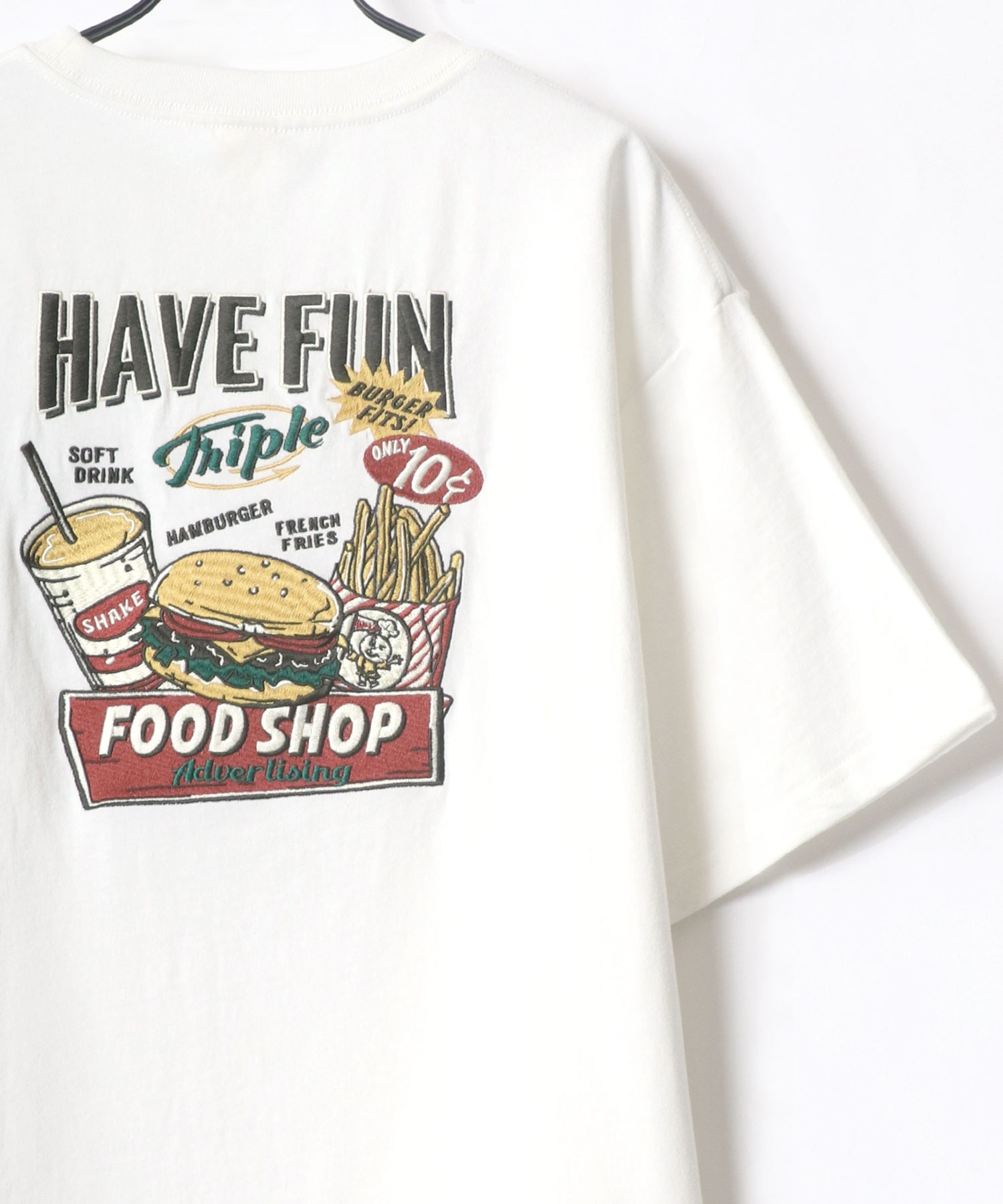 バック刺繍 Perfume Vintage Trip Junk Food Orange Bottle イラスト アート グラフィック オーバーサイズ Tシャツ