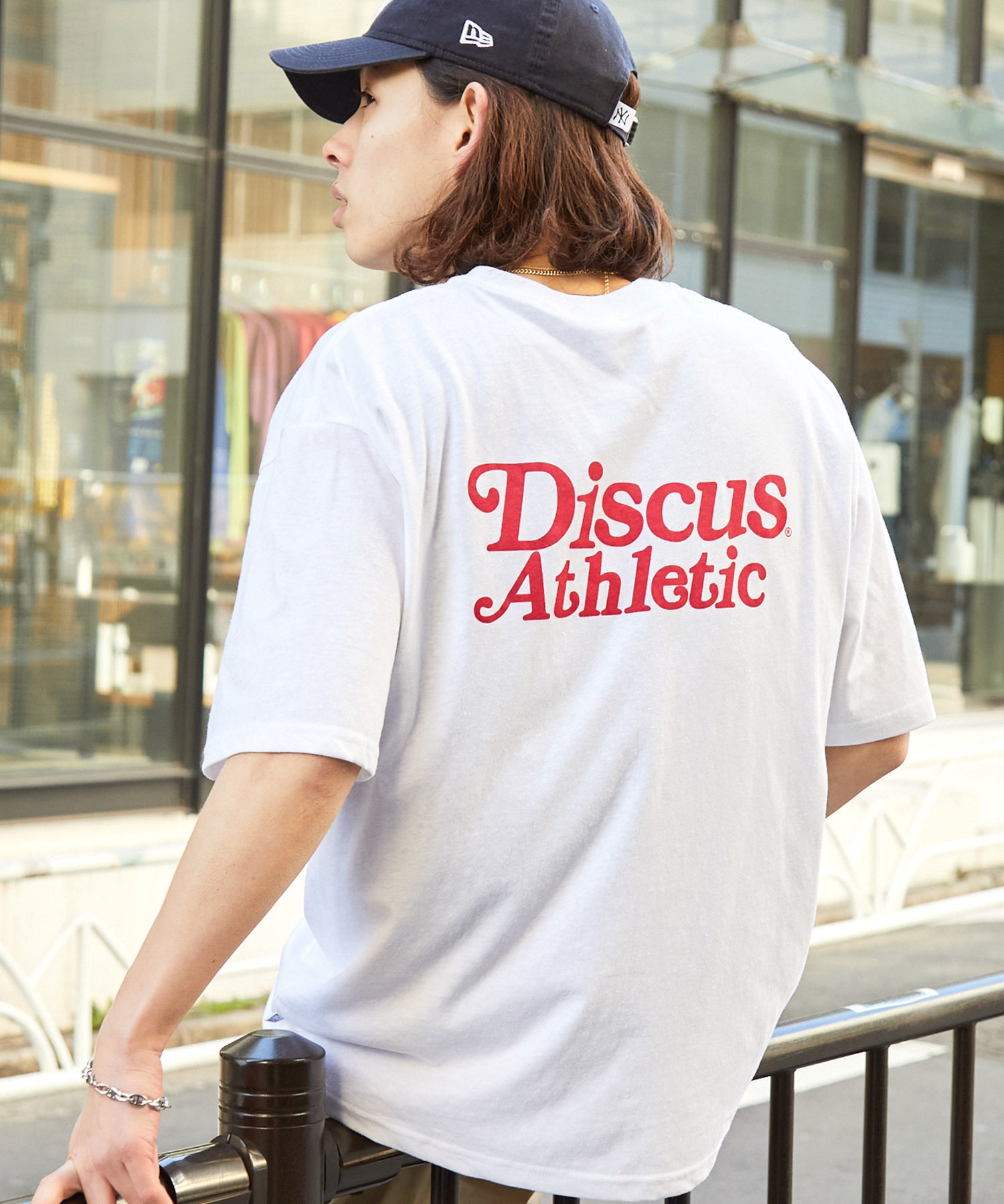 DISCUS ATHLETIC/ディスカス アスレチック ヴィンテージライクロゴ オーバーサイズ半袖Tシャツ MONO-MART│MONO-MART  [モノマート] 公式オンラインストア