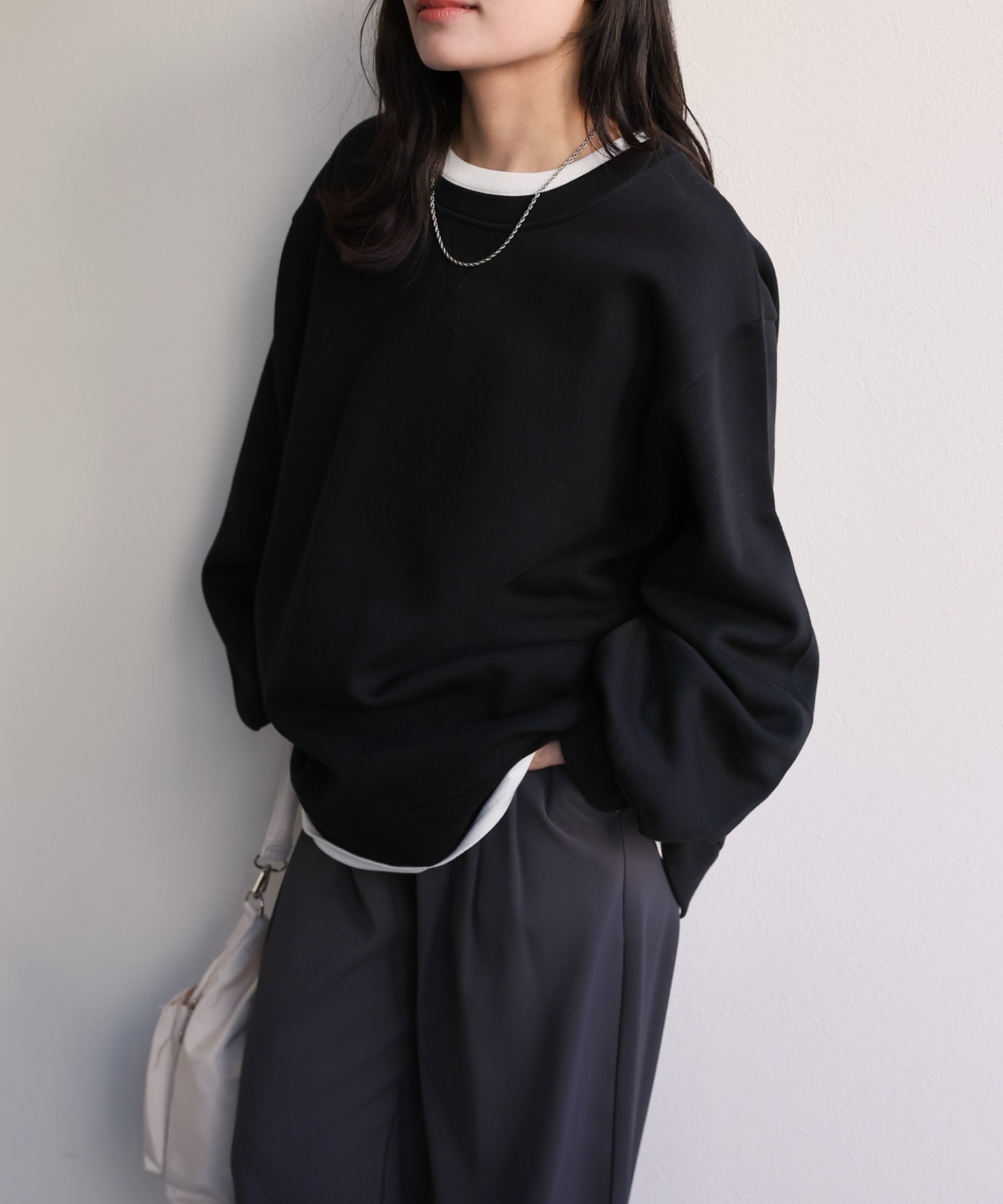 model：156cm 着用サイズ：FREE