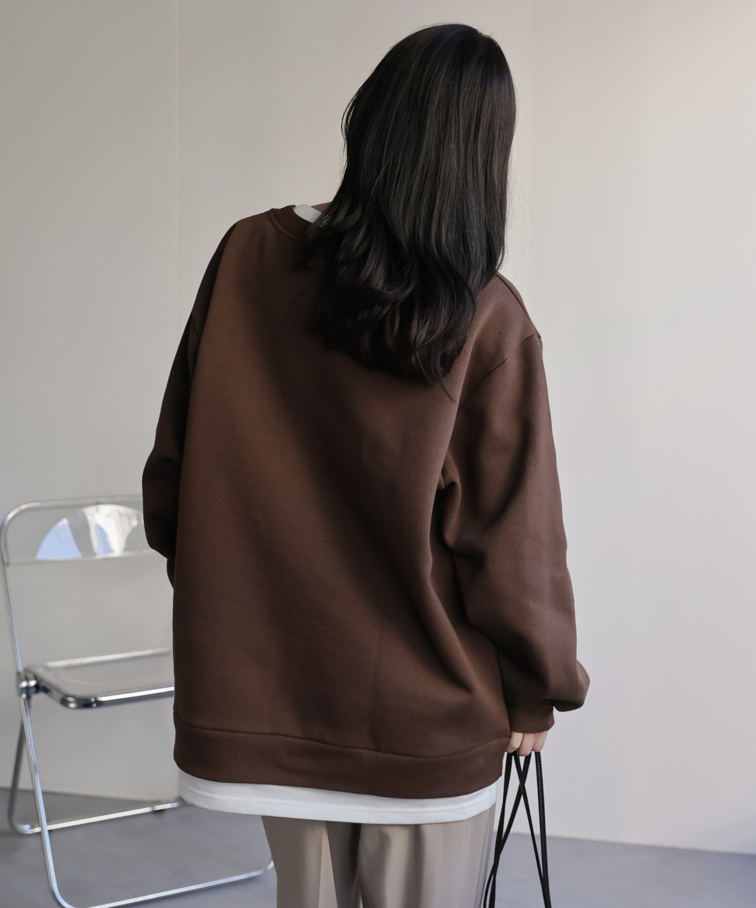 model：156cm 着用サイズ：FREE