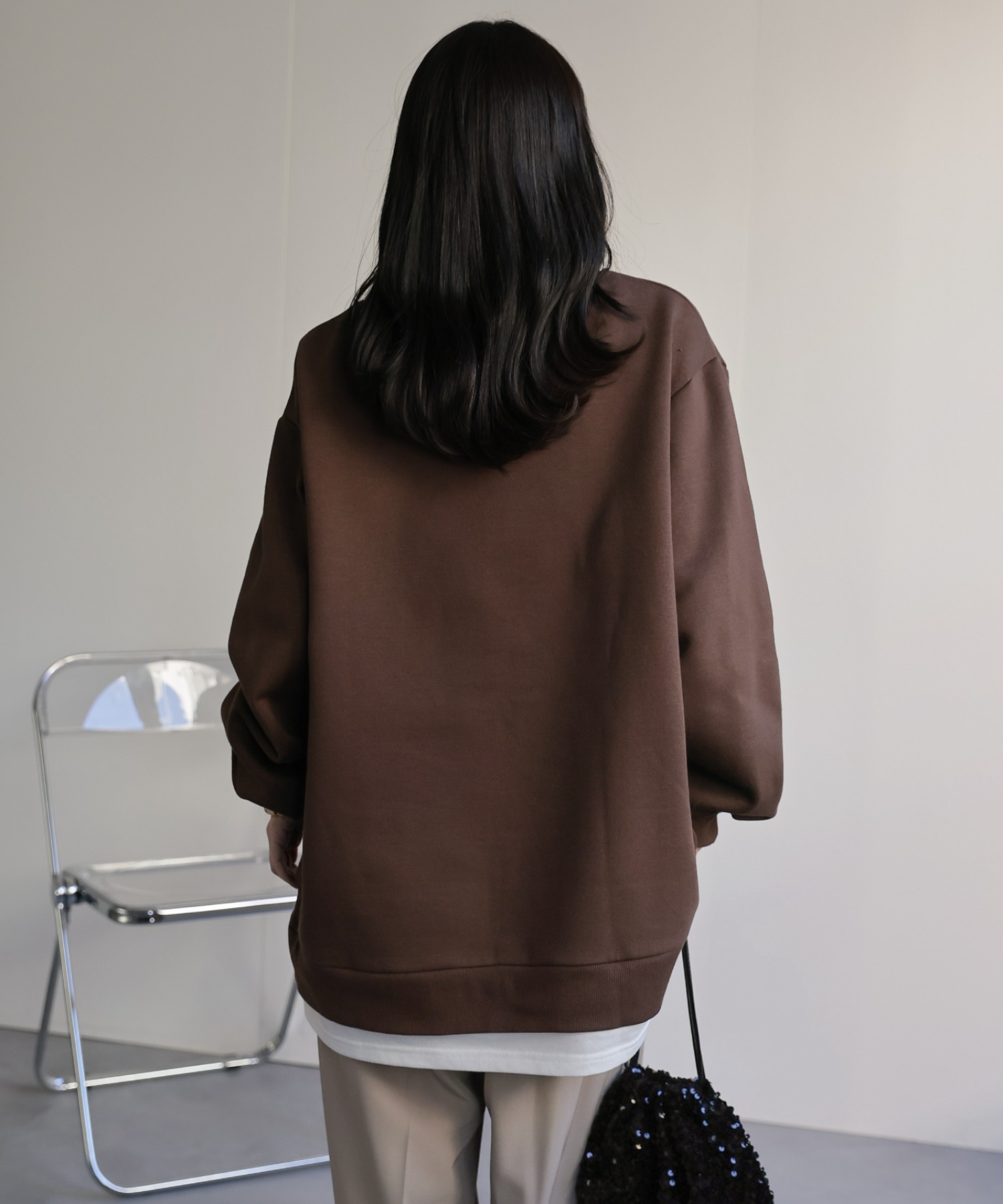 model：156cm 着用サイズ：FREE