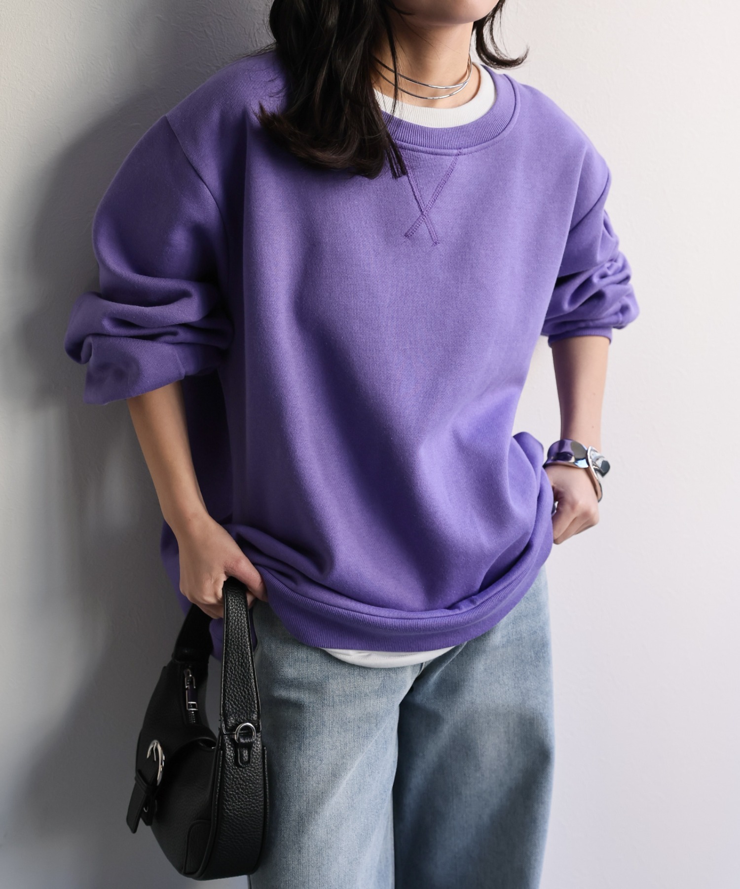 model：156cm 着用サイズ：FREE