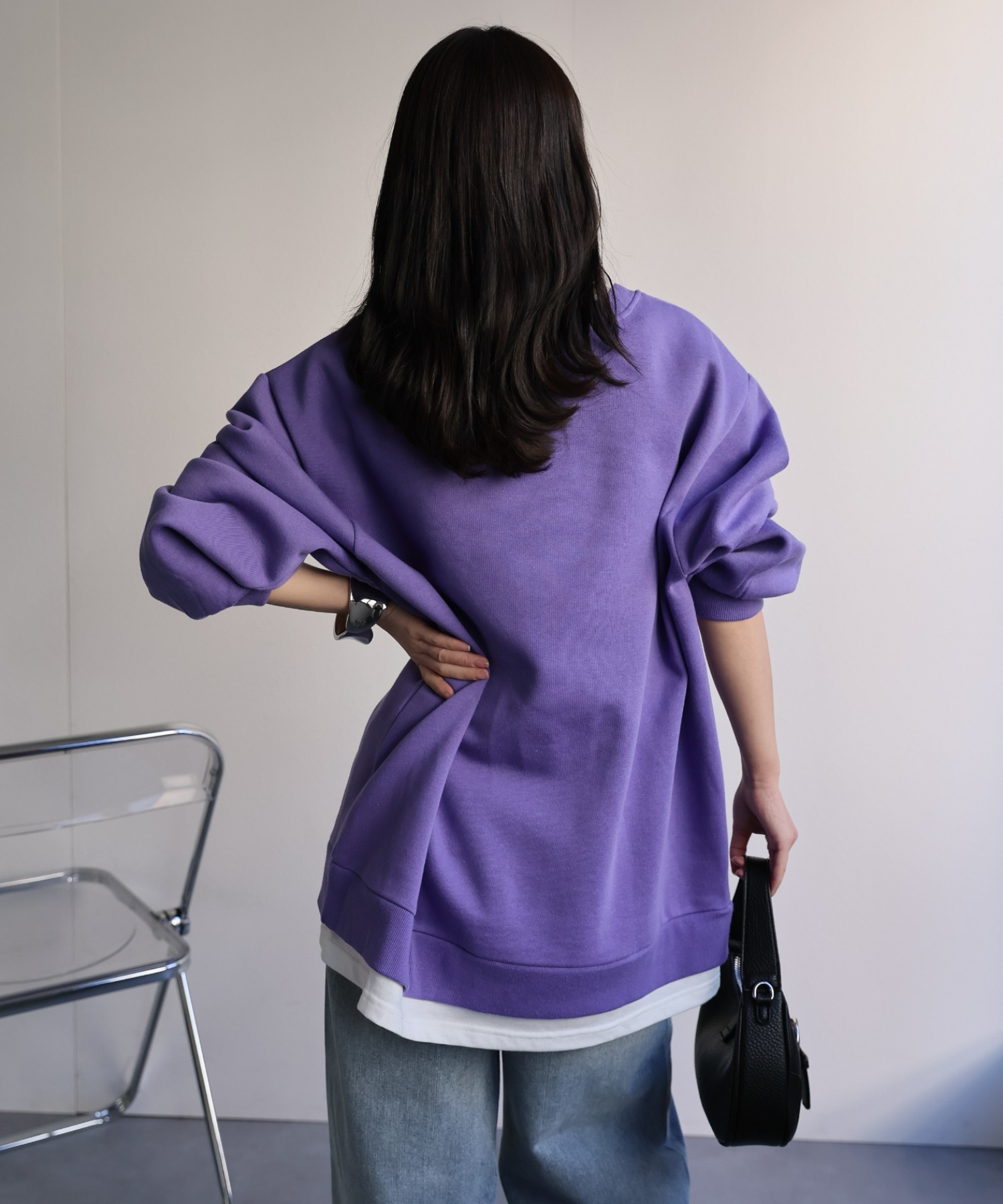 model：156cm 着用サイズ：FREE