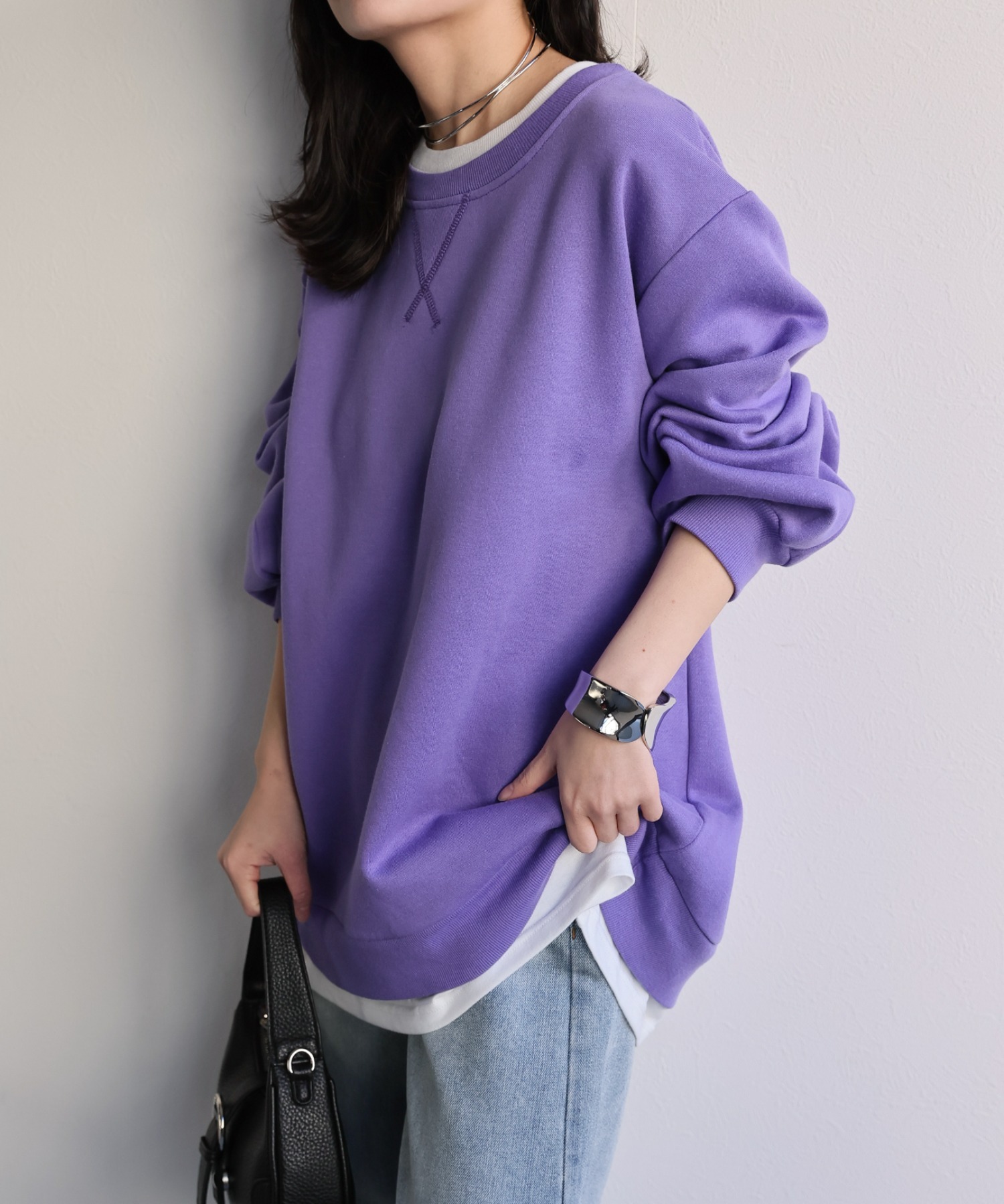 model：156cm 着用サイズ：FREE