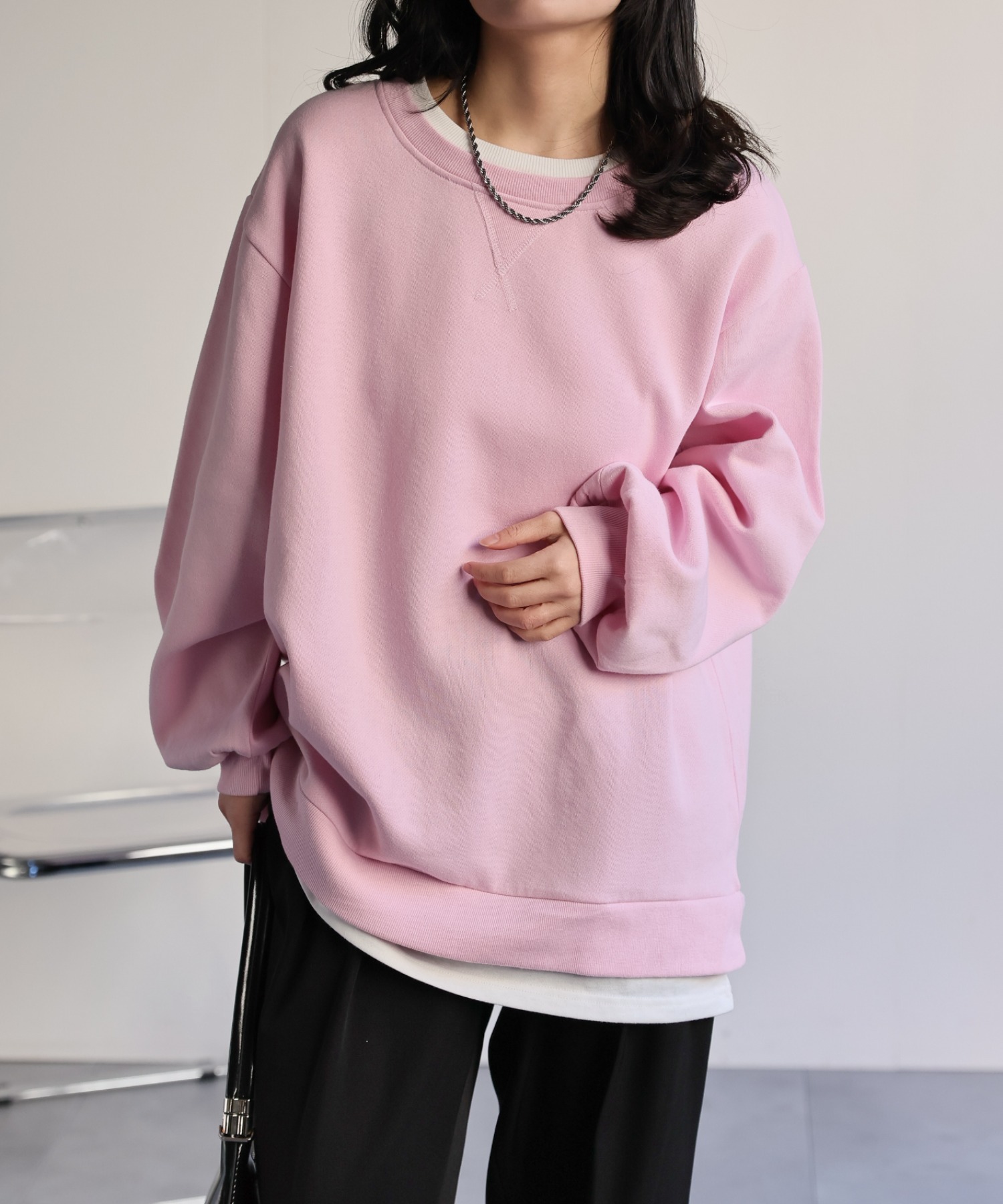 model：156cm 着用サイズ：FREE