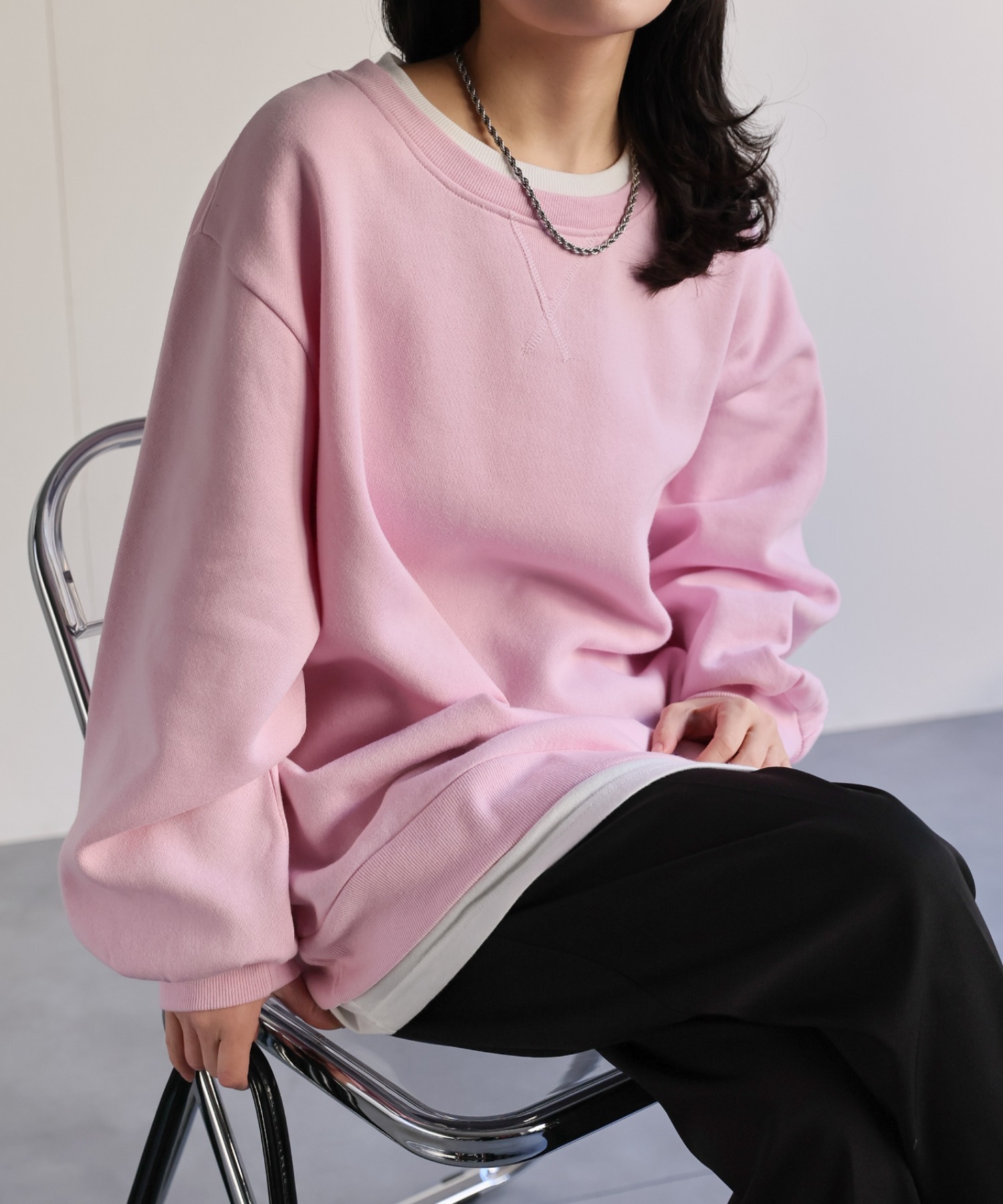 model：156cm 着用サイズ：FREE