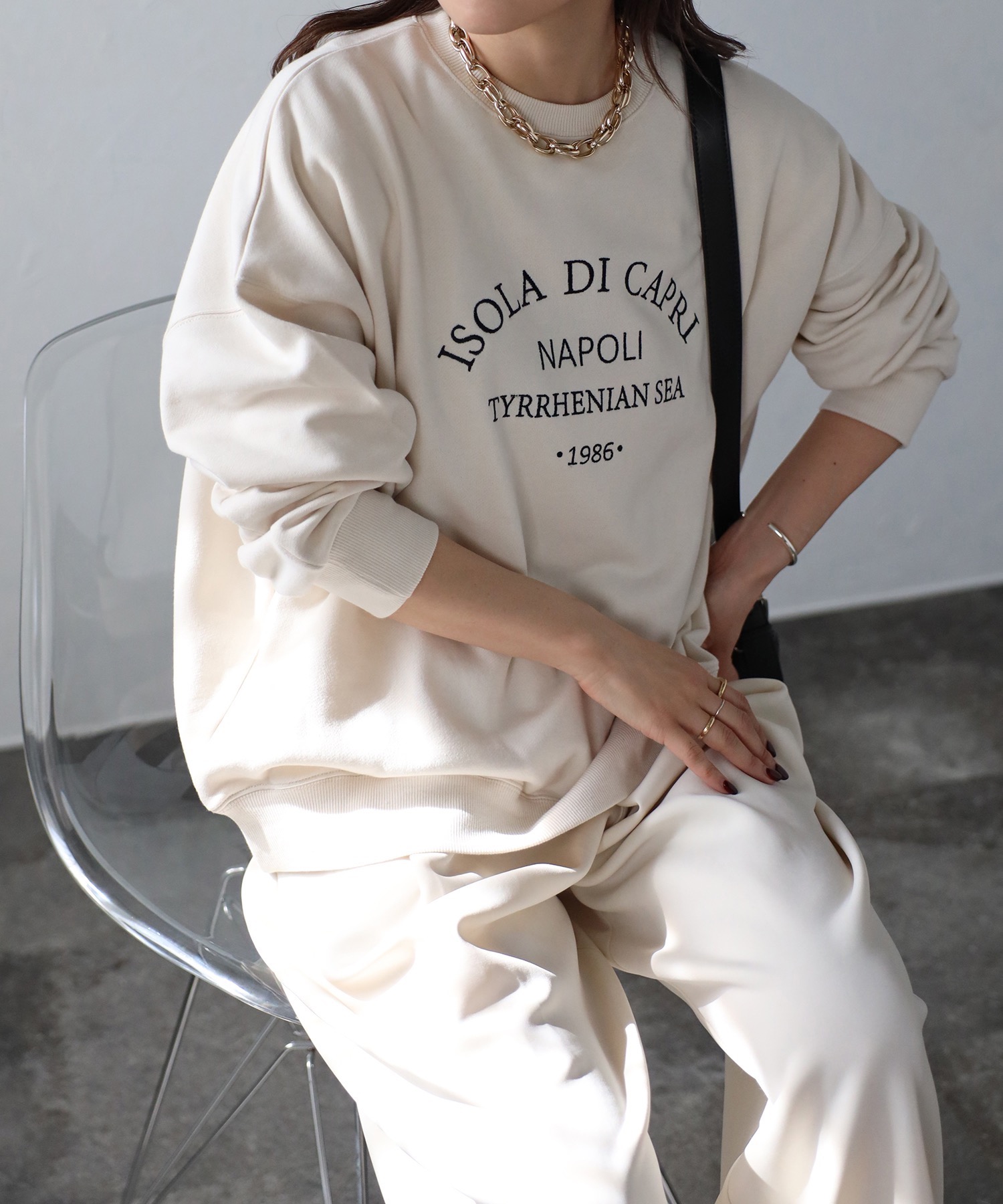 model:162cm  着用サイズ:FREE
